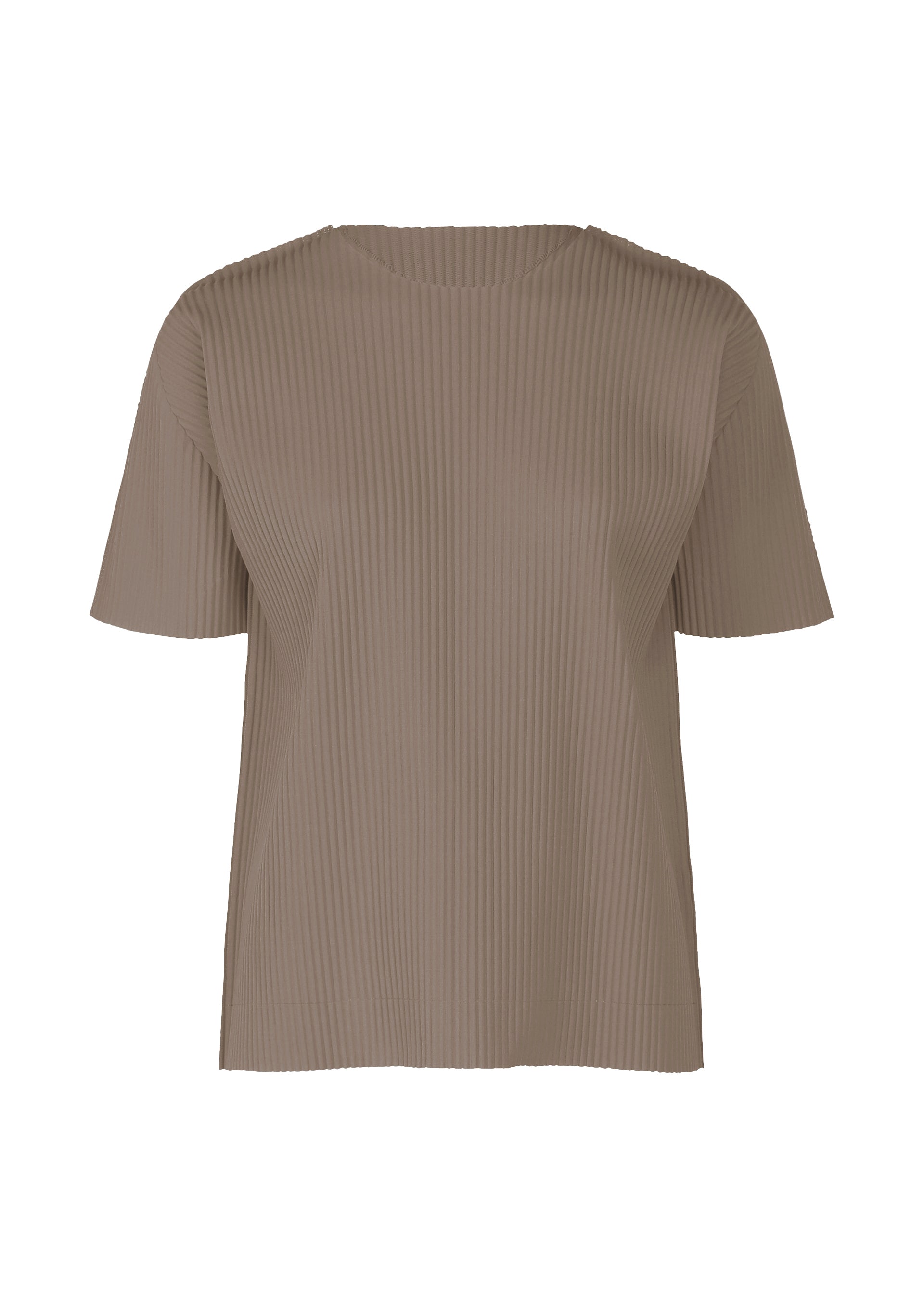 Zoomed view FINE KNIT PLEATS COLOR 2 - ROSE GRAY(no.13)