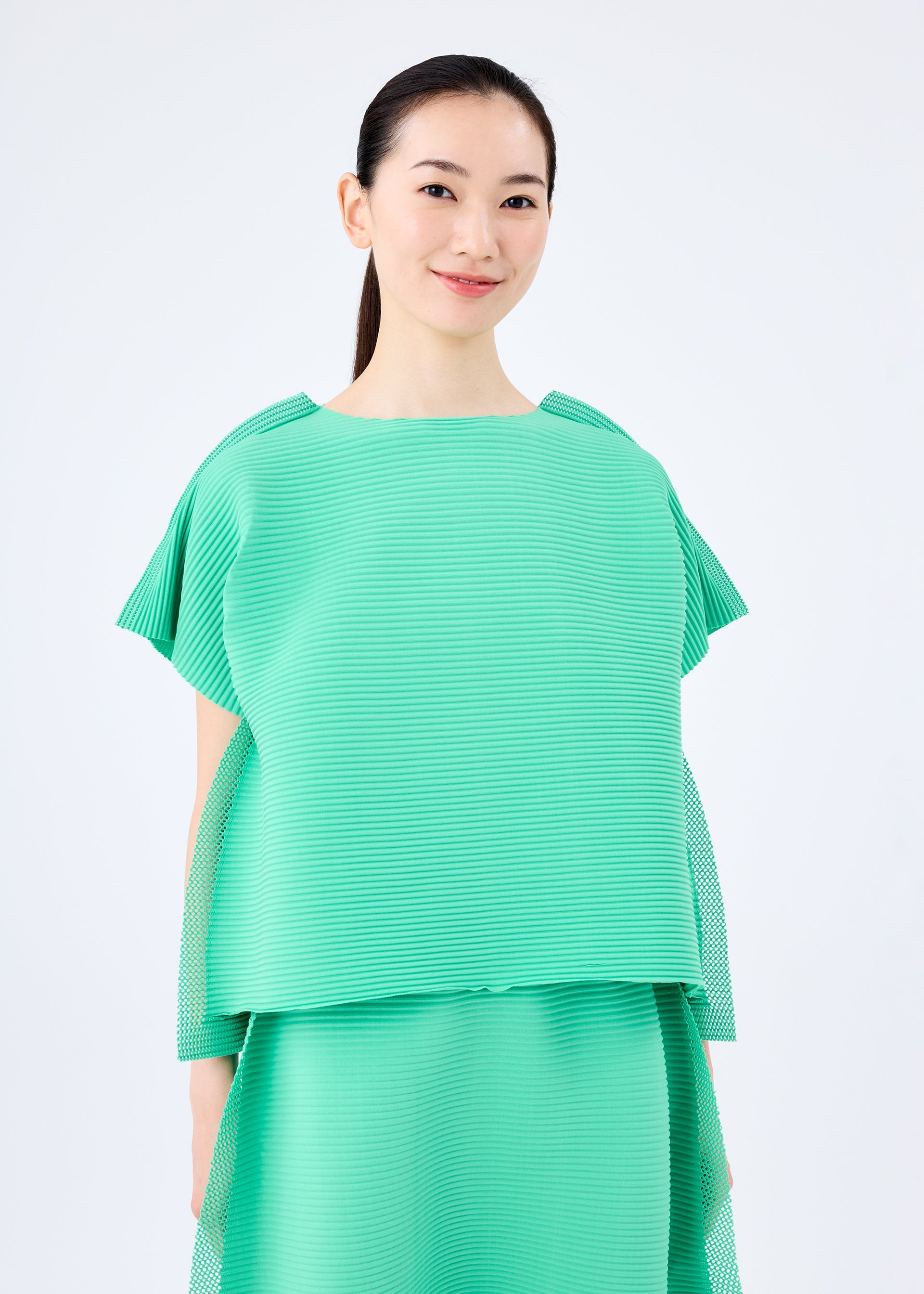 Zoomed view FRAME MESH PLEATS