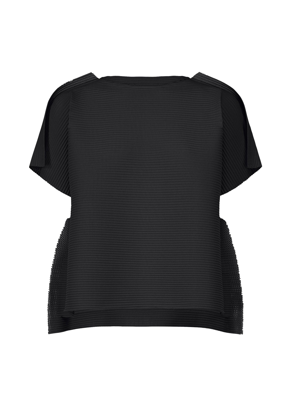 FRAME MESH PLEATS, Women's Tops, Black view 1 of 8