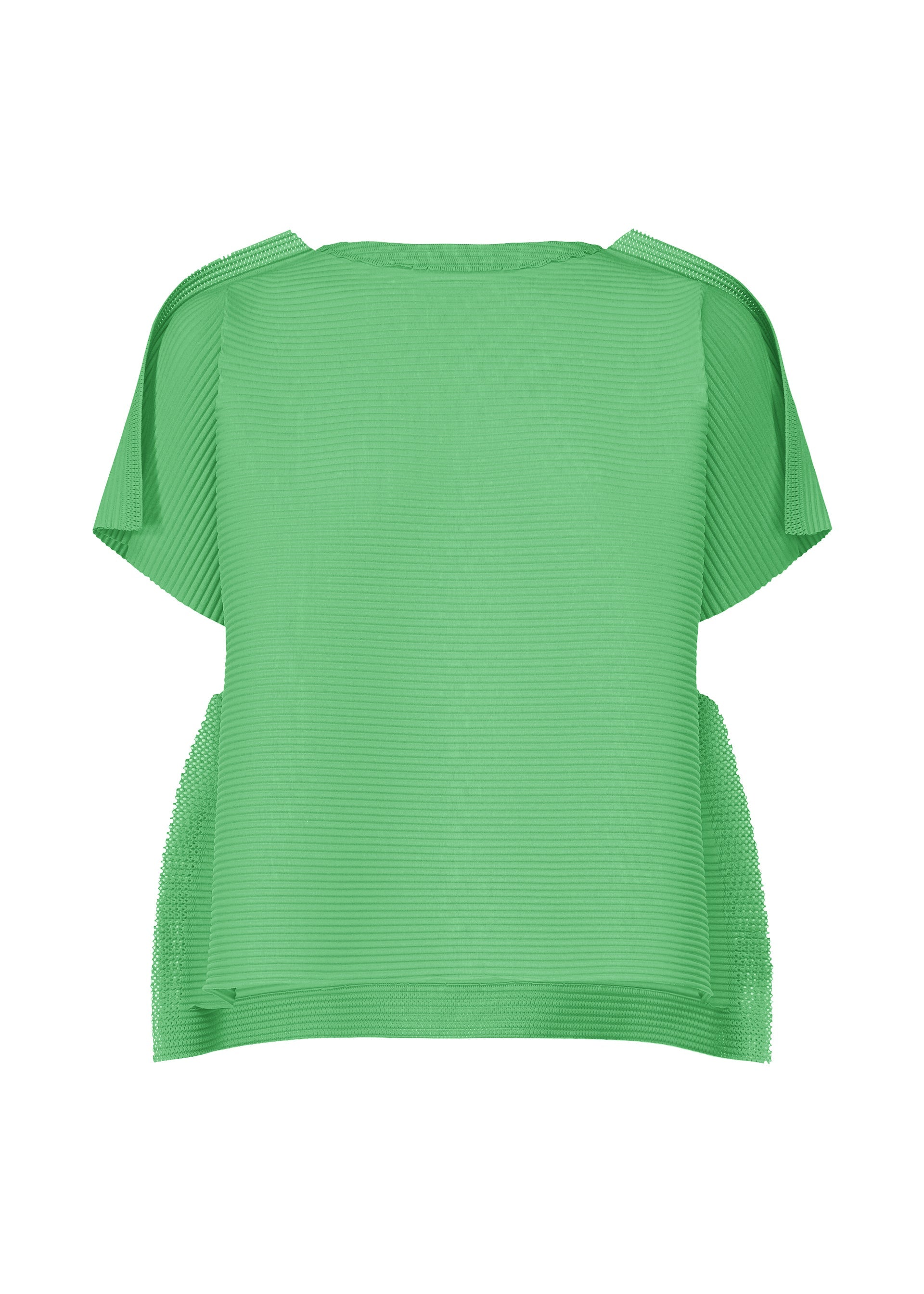 Zoomed view FRAME MESH PLEATS - COBALT GREEN(no.61)