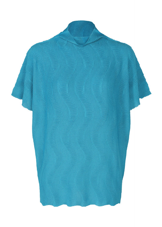 WAVE KNIT STRETCH PLEATS