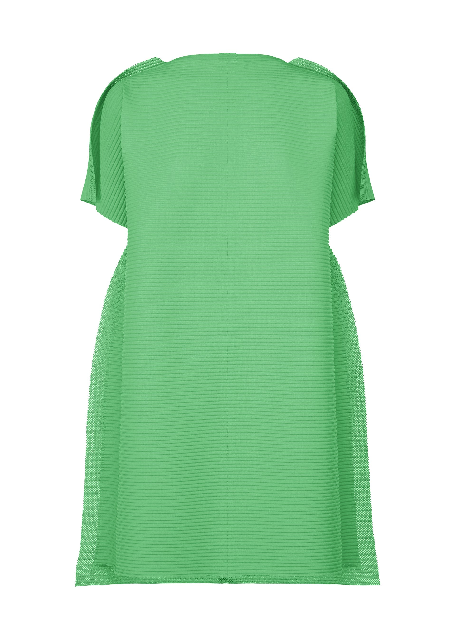 Zoomed view FRAME MESH PLEATS - COBALT GREEN(no.61)