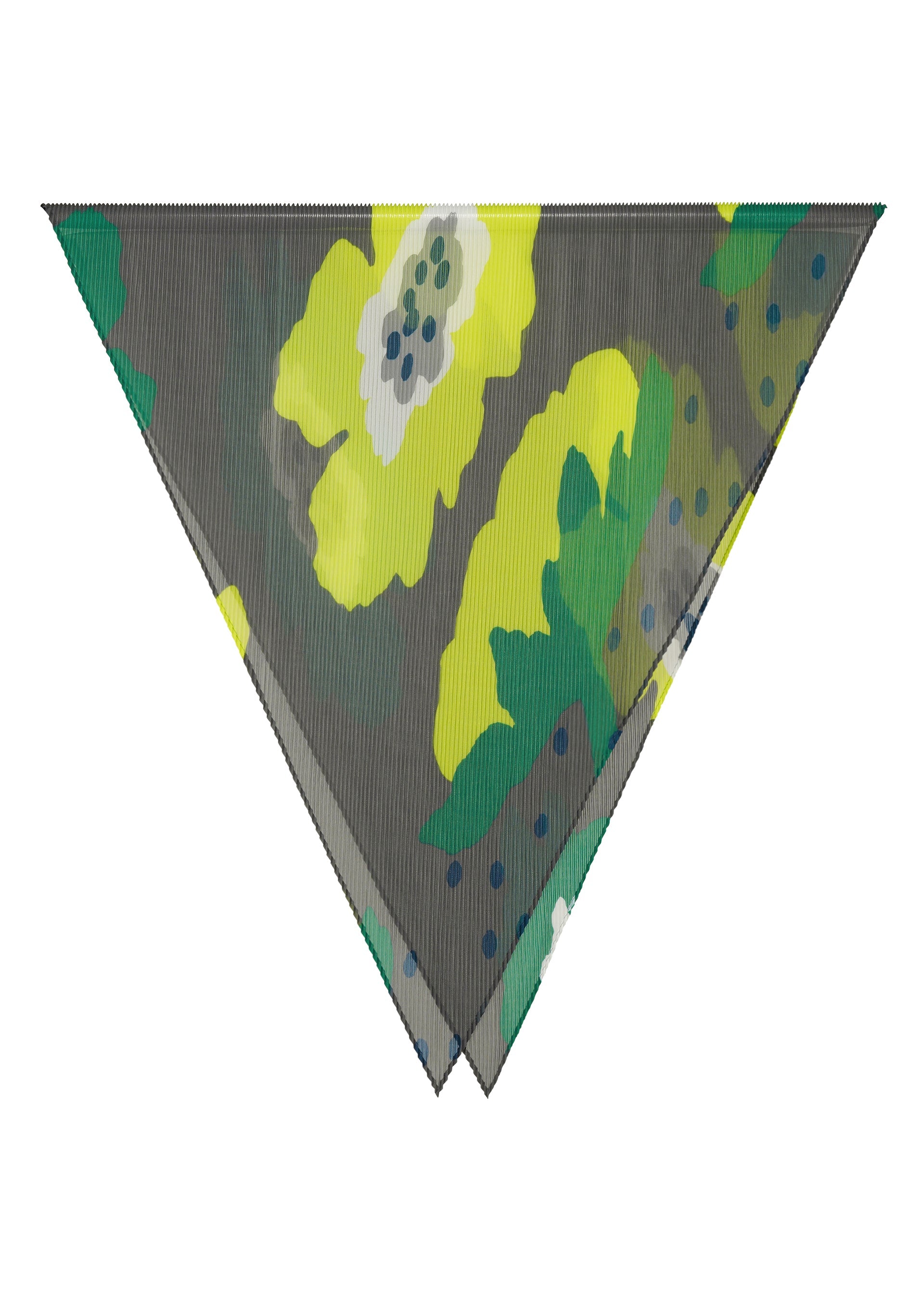 Zoomed view GROW PLEATS STOLE, Accessories & Others_Stole, Gray - CHARCOAL-HUED (no.18)