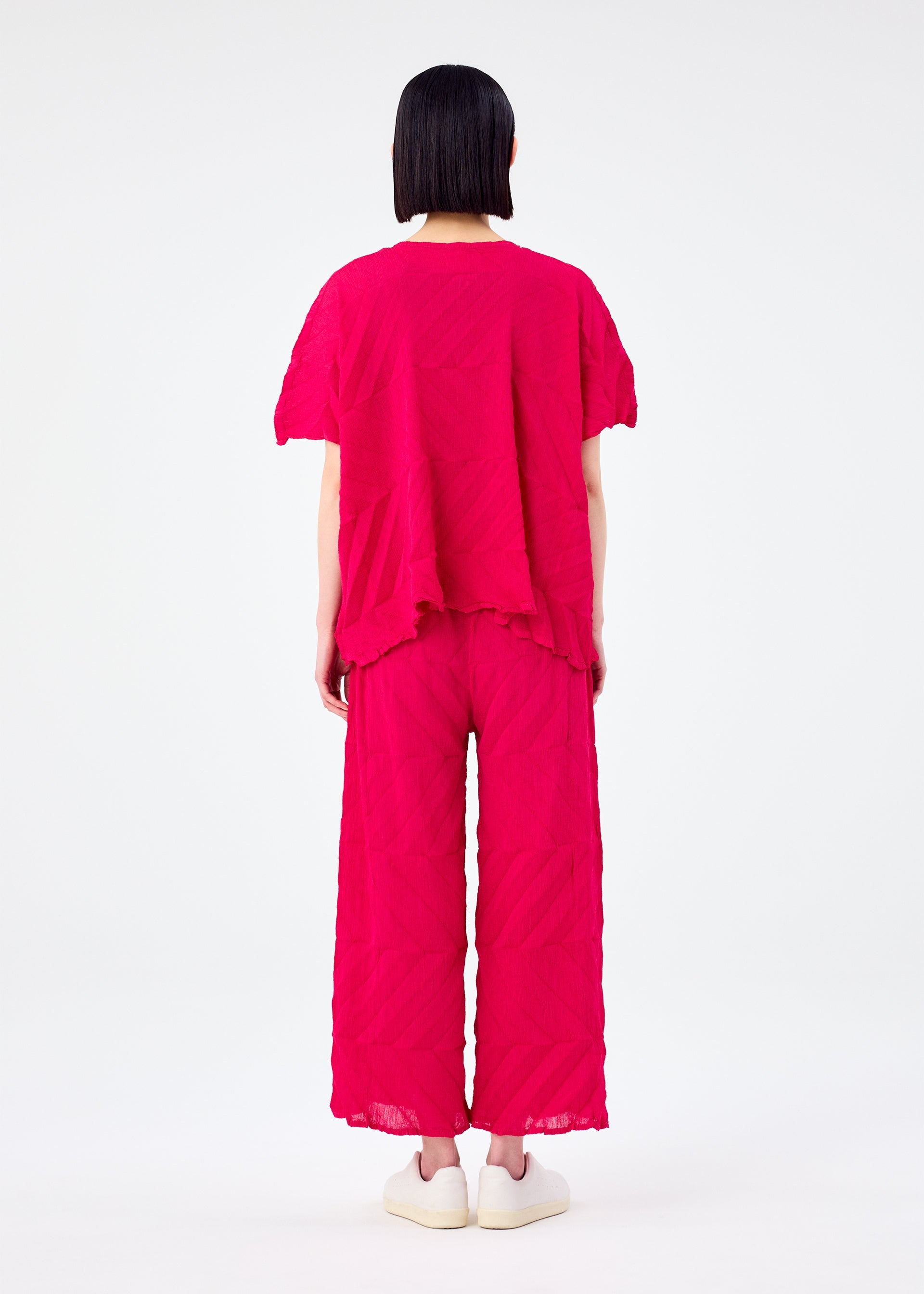ZIG ZAG SEE-THROUGH CREPE