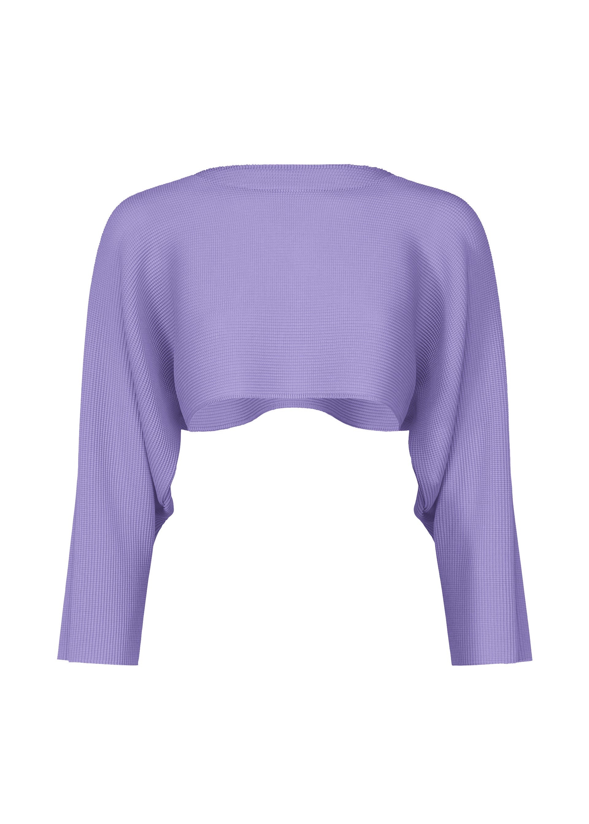Zoomed view DOLMAN STRETCH PLEATS 1 - LAVENDER (no.83)