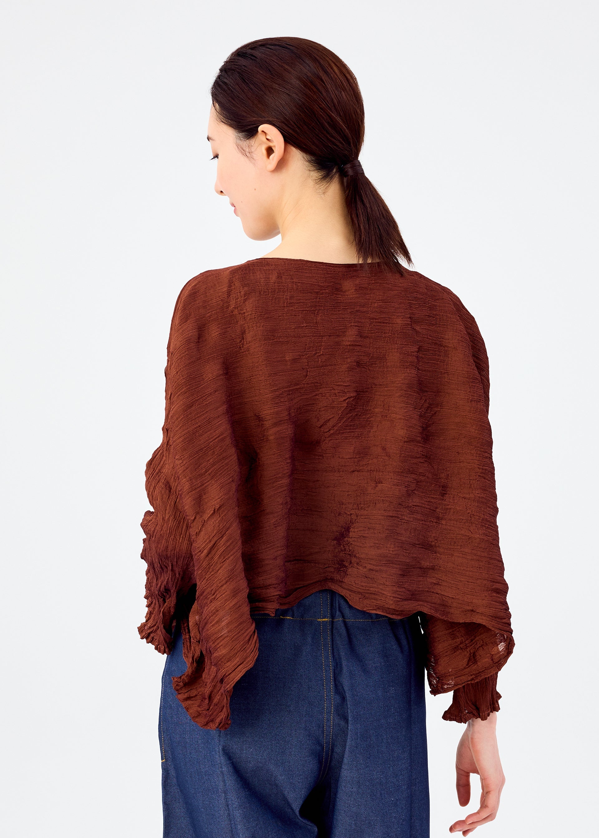 TWIST SEE-THROUGH CREPE