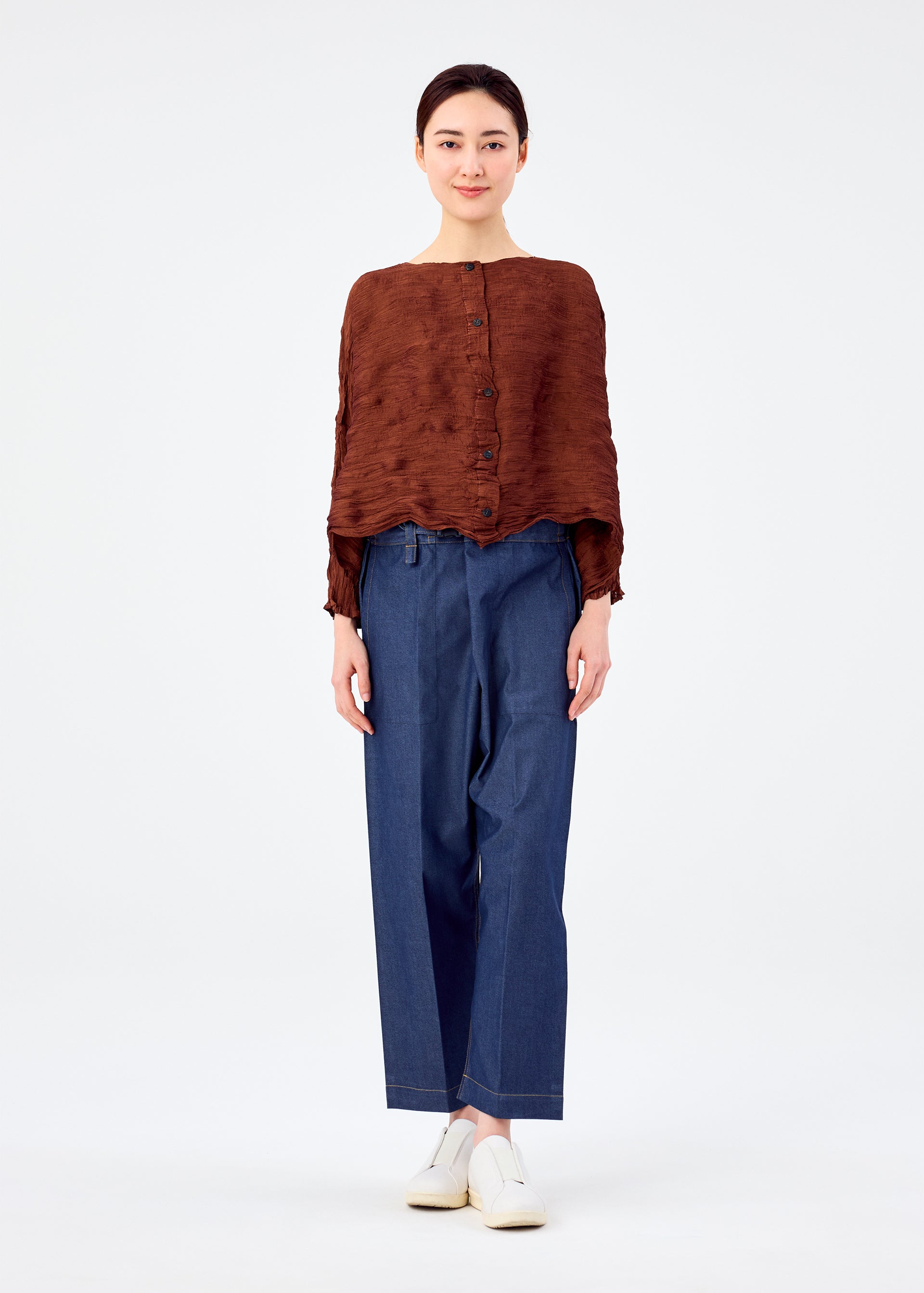 TWIST SEE-THROUGH CREPE