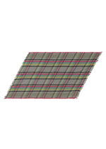 CHECK PLEATS STOLE