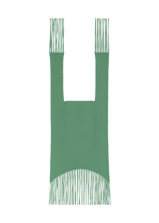 FRINGE FINE KNIT PLEATS BAG