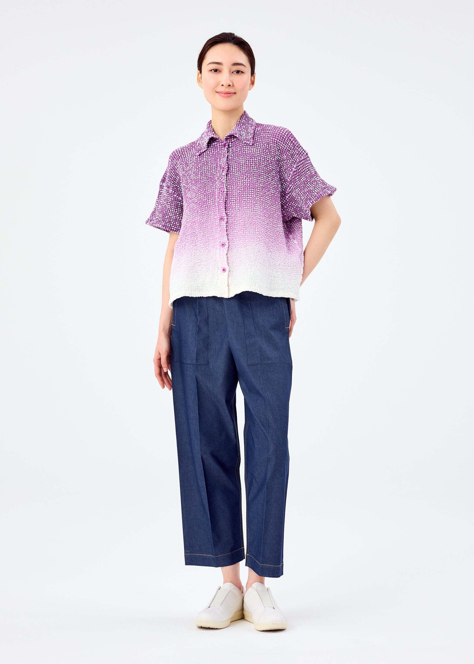 GRADATION GINGHAM CHECK CAULIFLOWER