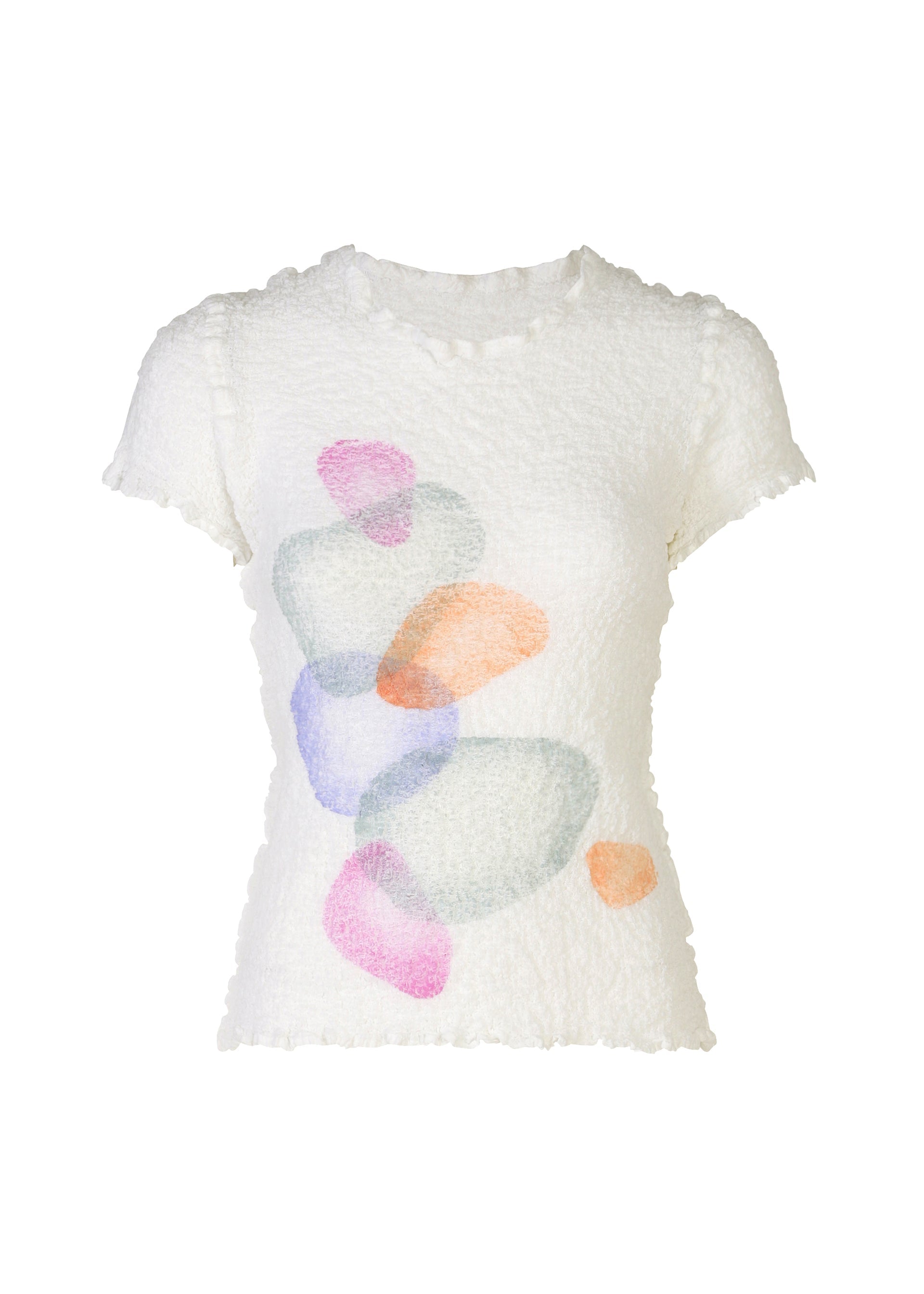 Zoomed view SEA GLASS PRINT CAULIFLOWER, WOMEN'S TOPS, PINK - PINK-HUED (no.28)