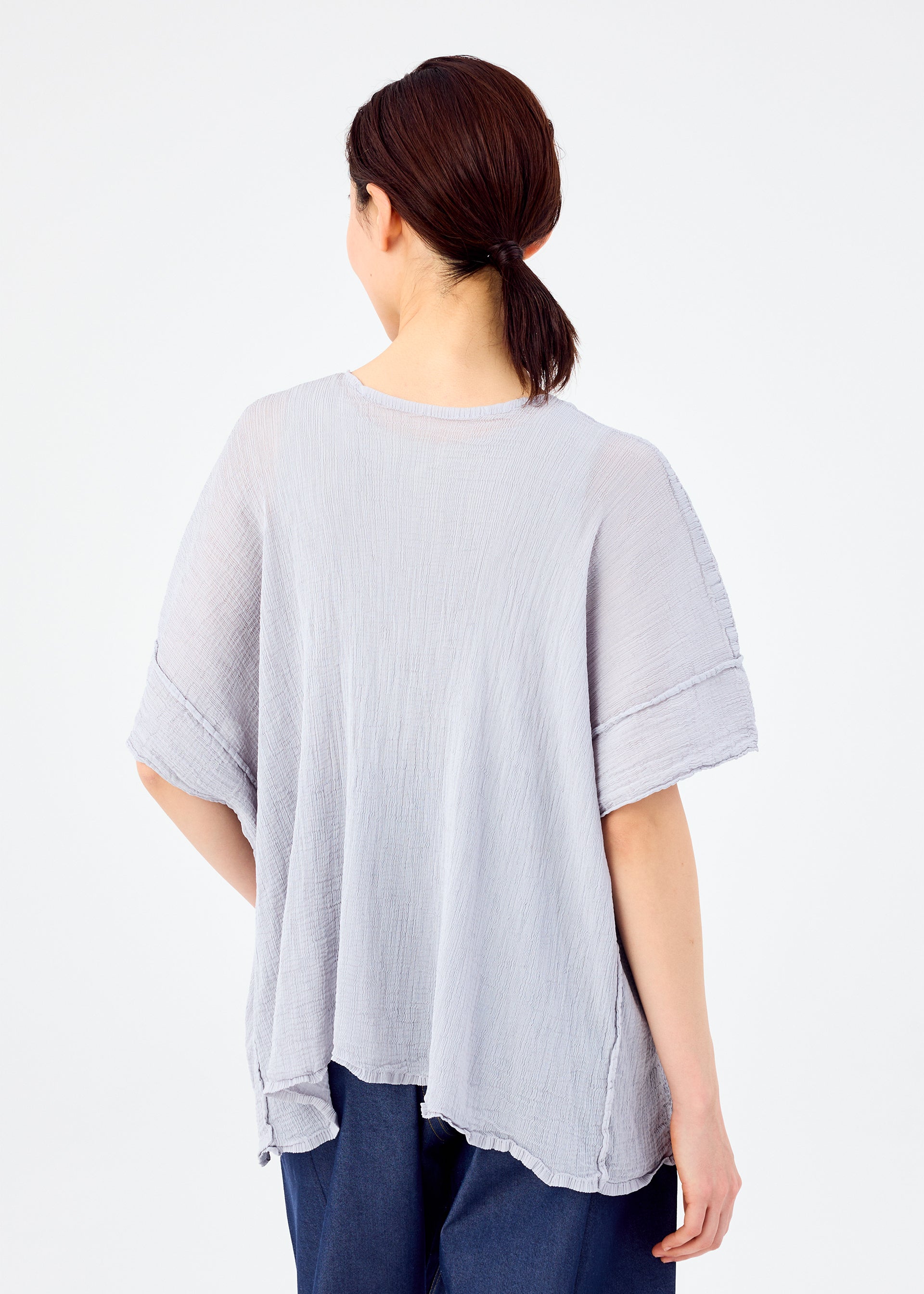 SQUARE SEE-THROUGH CREPE