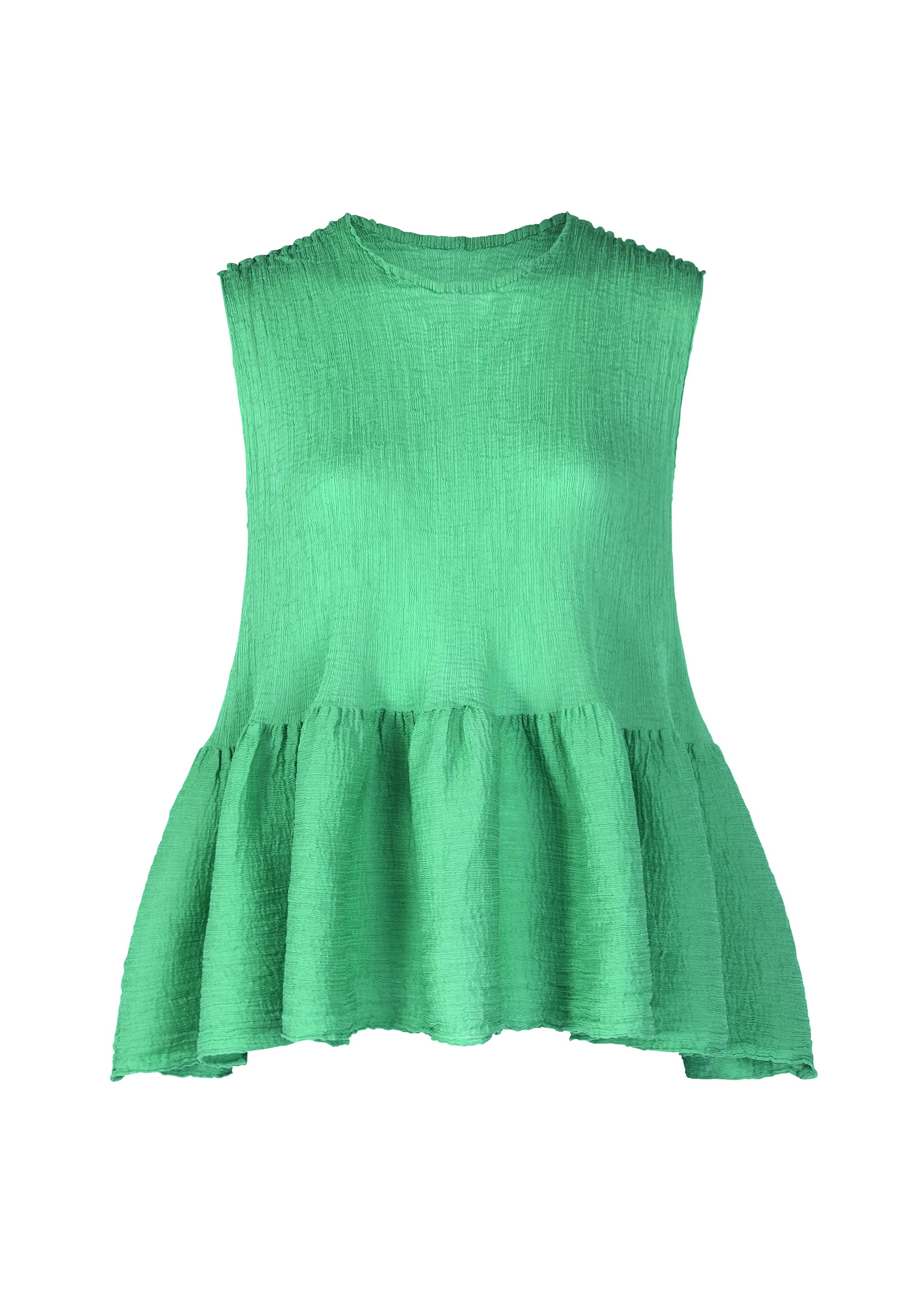Zoomed view BOUNCE SEE-THROUGH CREPE - COBALT GREEN (no.61)