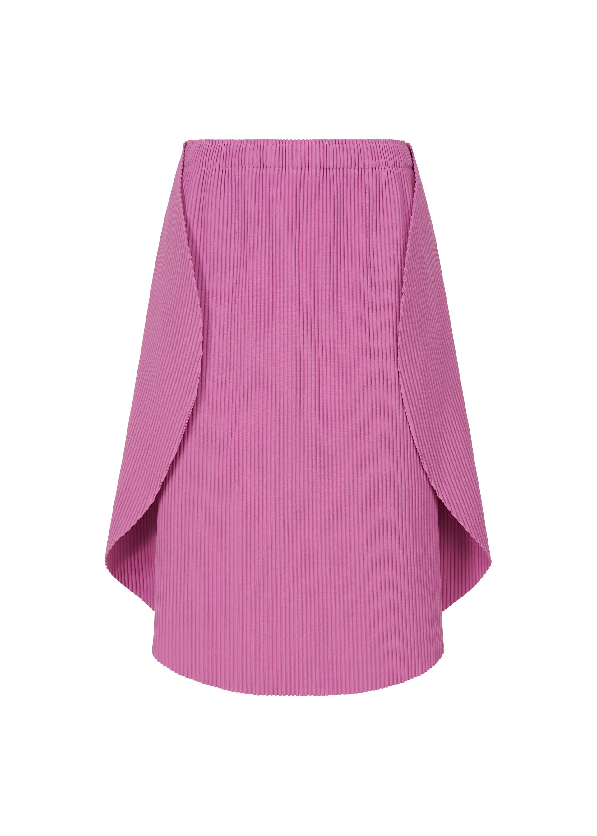 Zoomed view CIRCLE PLEATS - FUCHSIA PINK (no.20)