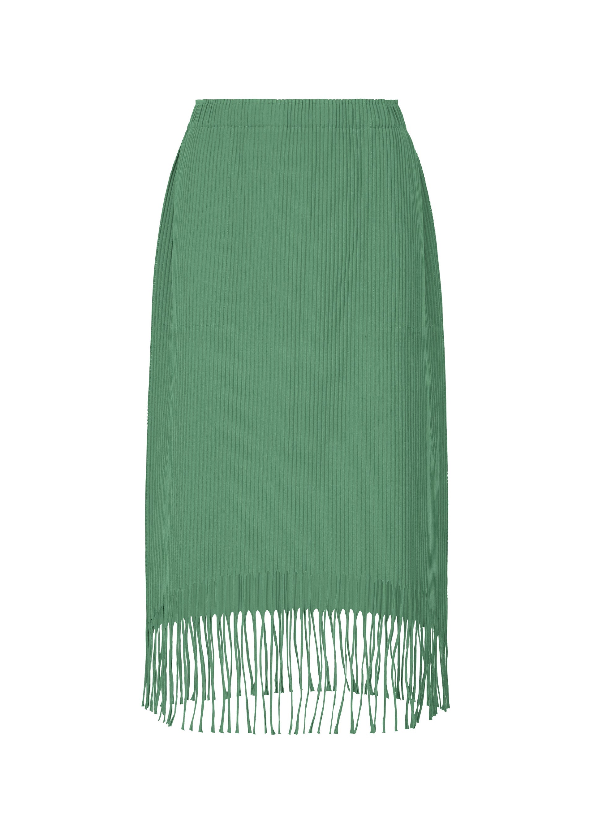 Zoomed view FRINGE PLEATS - JADE GREEN (no.66)