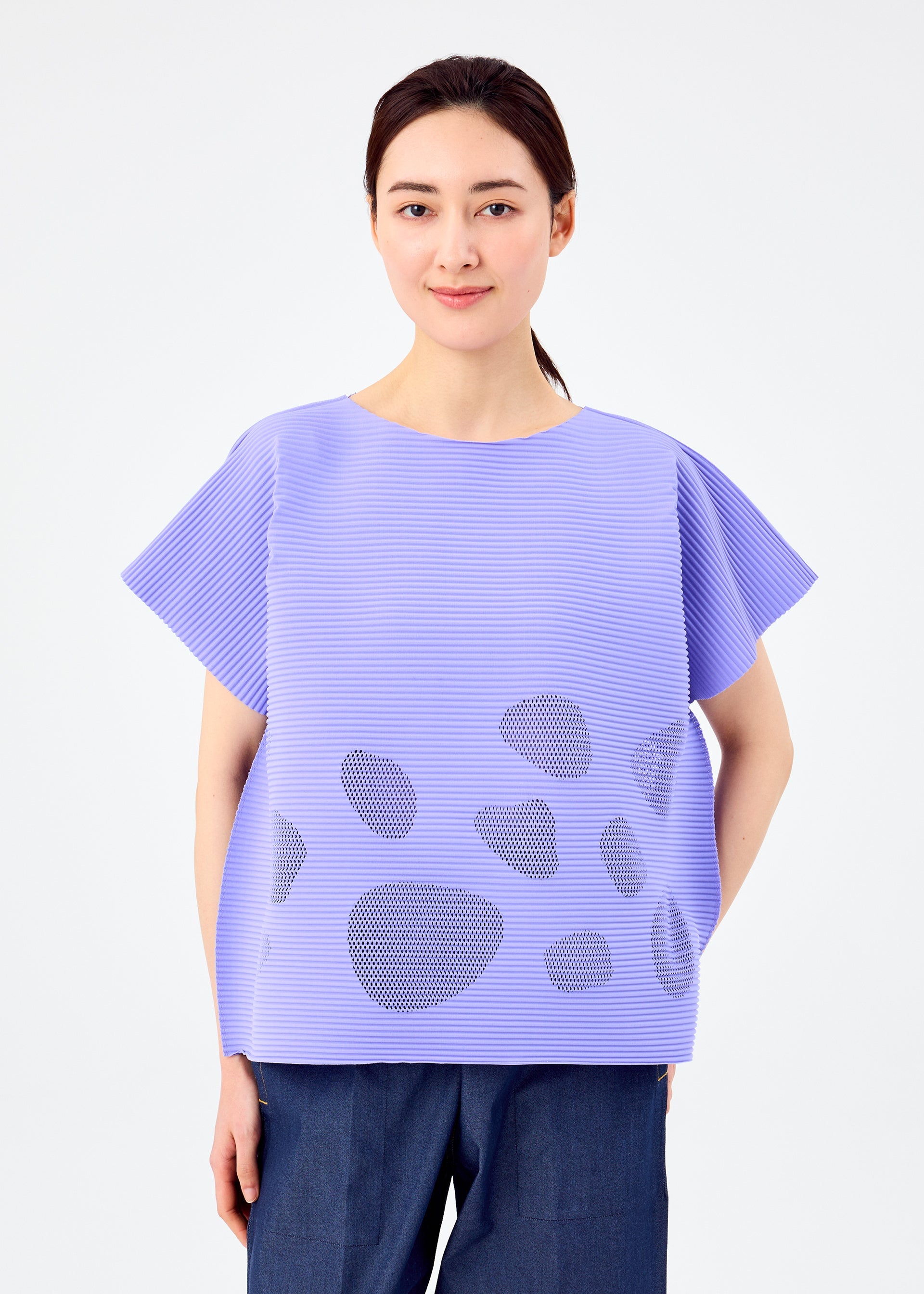 Zoomed view SEA GLASS PLEATS