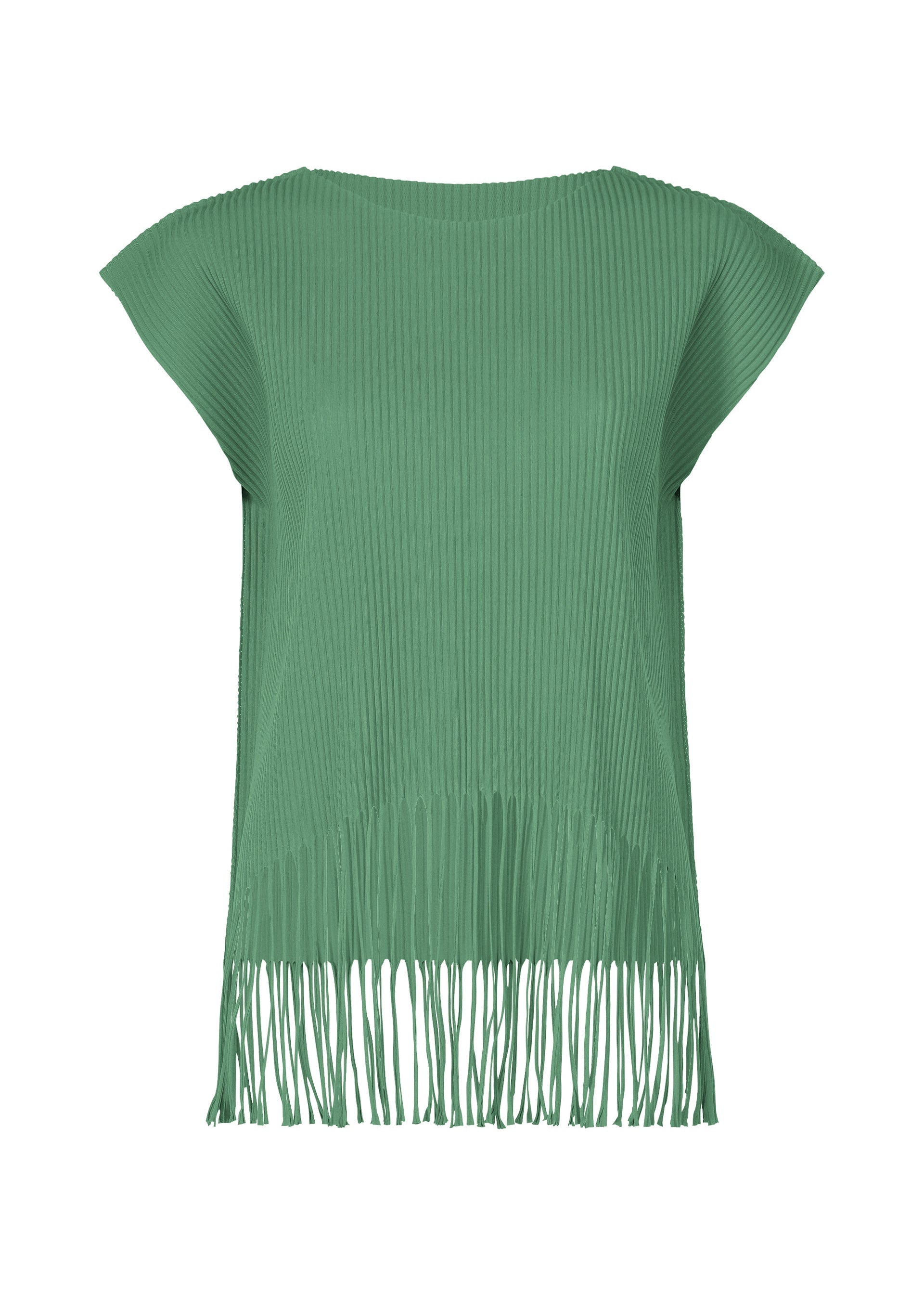 Zoomed view FRINGE PLEATS - JADE GREEN (no.66)