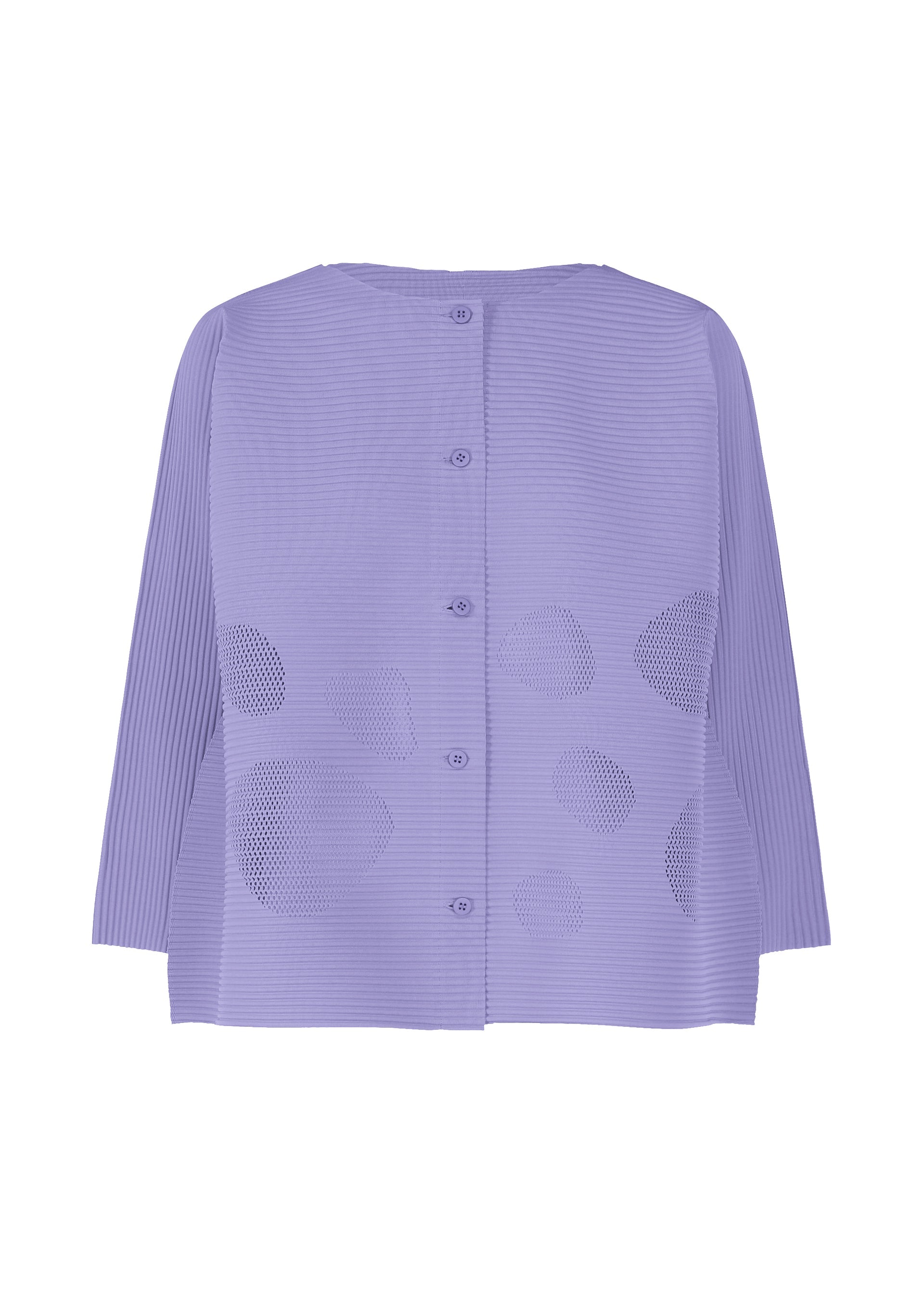 Zoomed view SEA GLASS PLEATS - LAVENDER (no.83)