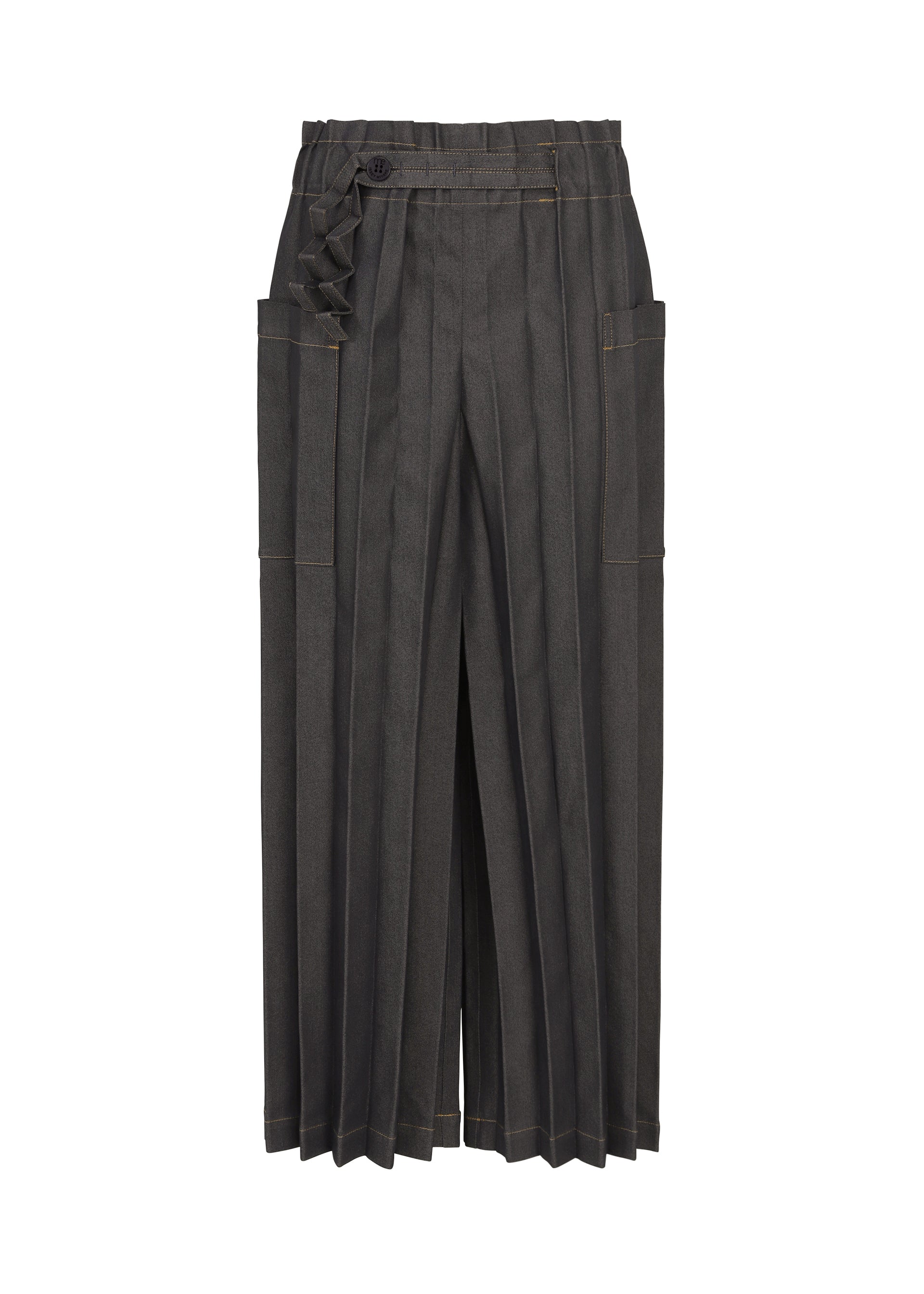 DENIM PLEATS BOTTOM – ISSEY MIYAKE ONLINE STORE