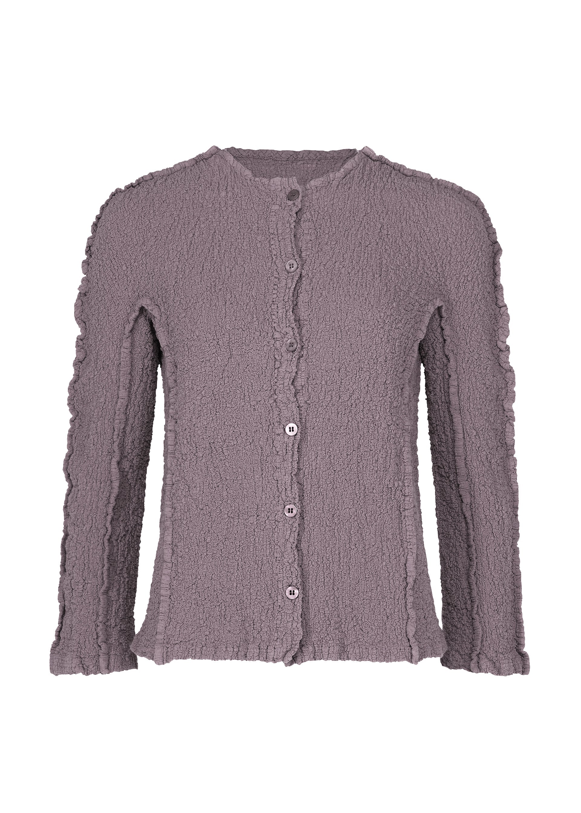 me ISSEY MIYAKE CAULIFLOWER JACKET パープル ROUND CAULIFLOWER – ISSEY MIYAKE ONLINE STORE