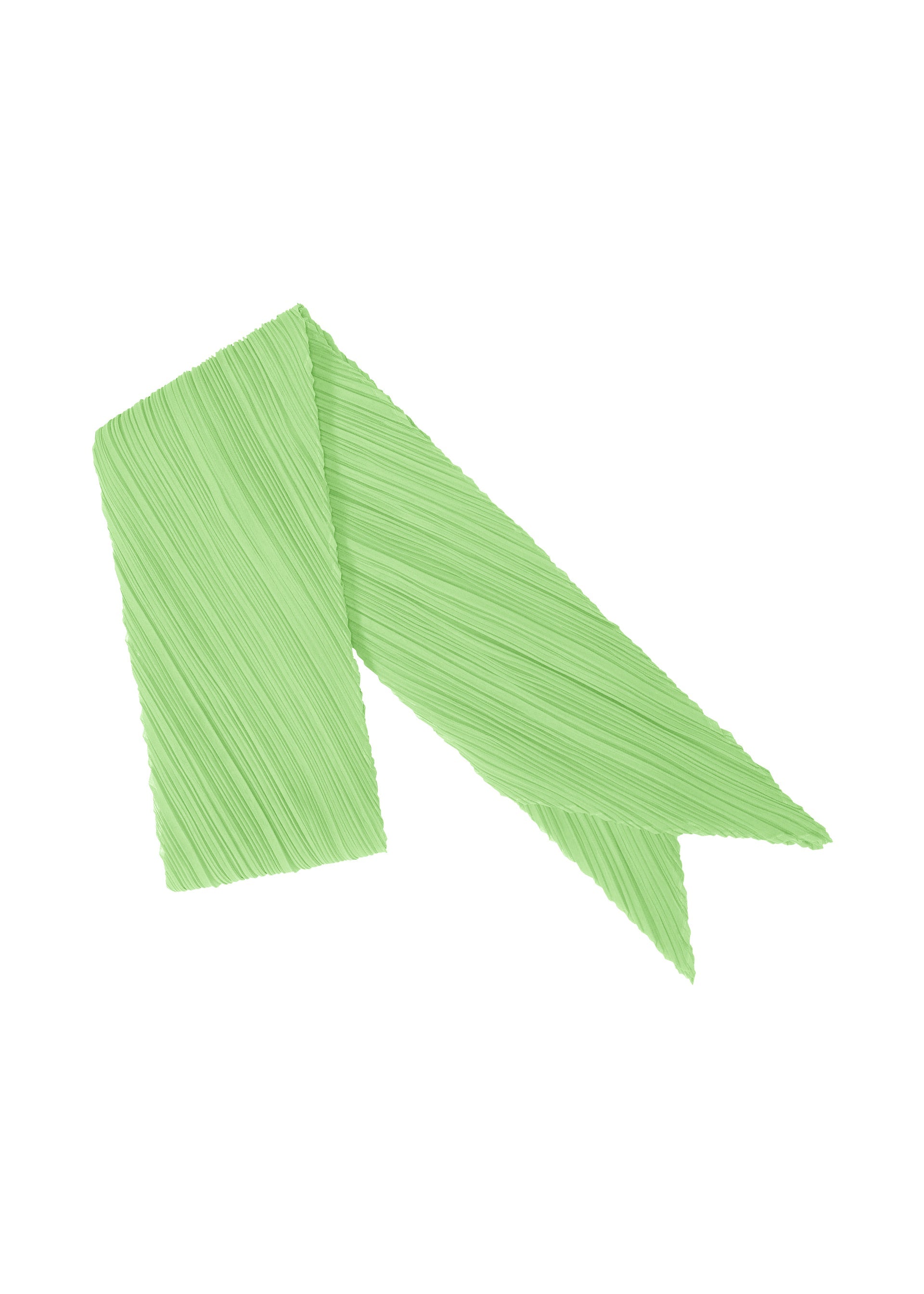 Zoomed view COLORFUL SCARF - LIGHT GREEN (no.60)