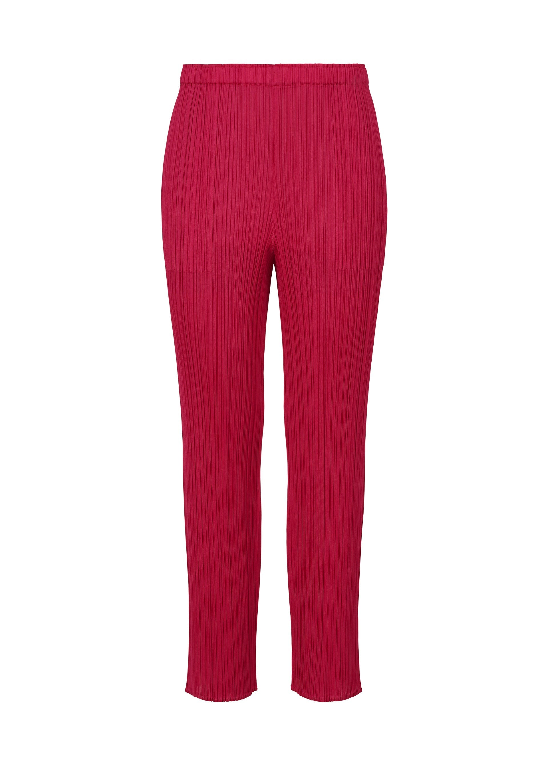 Zoomed view NEW COLORFUL BASICS 4, Women's Pants, Pink - CARMINE(no.23)