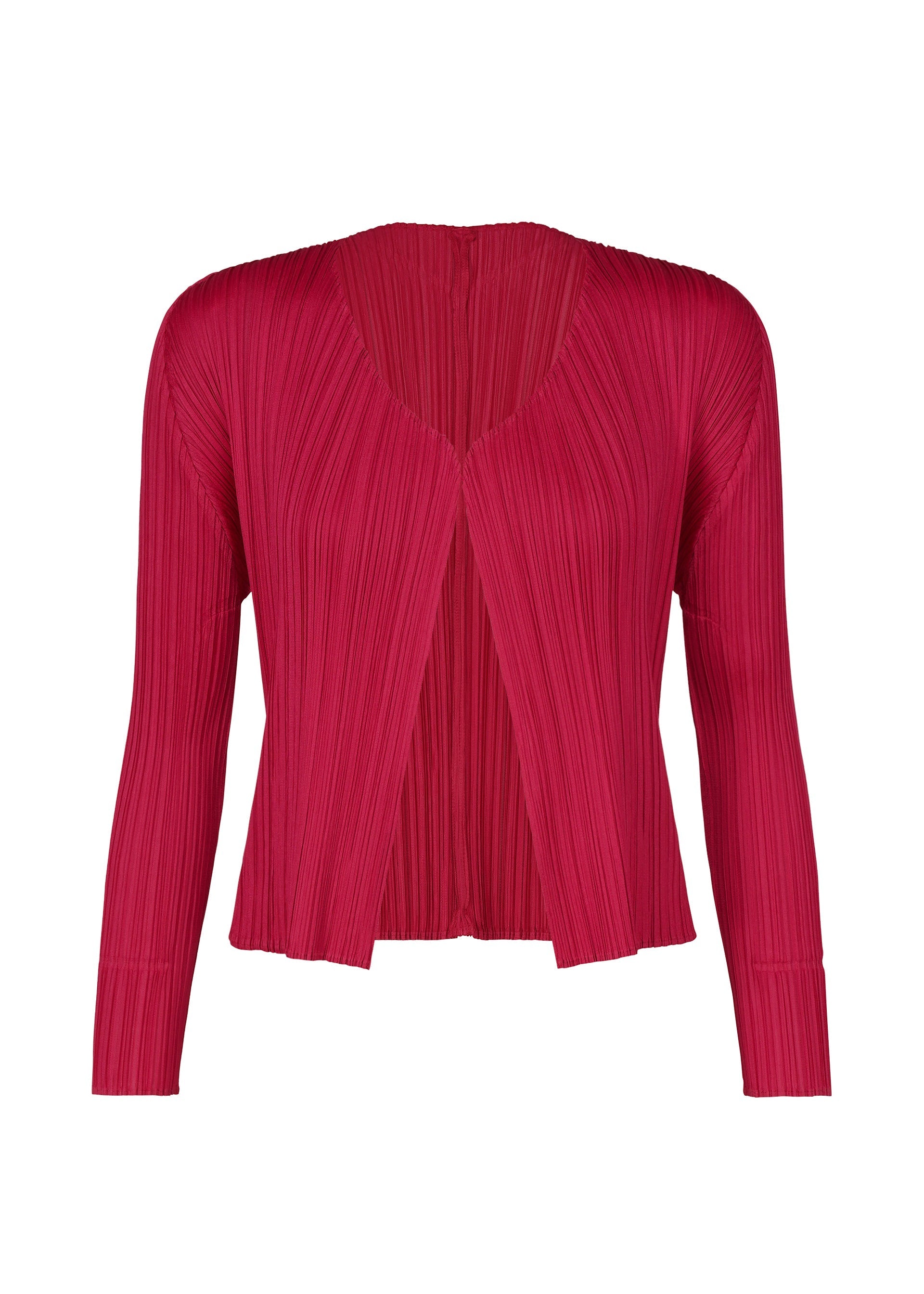 Zoomed view NEW COLORFUL BASICS 4, Women's Tops Cardigan, Pink - CARMINE(no.23)