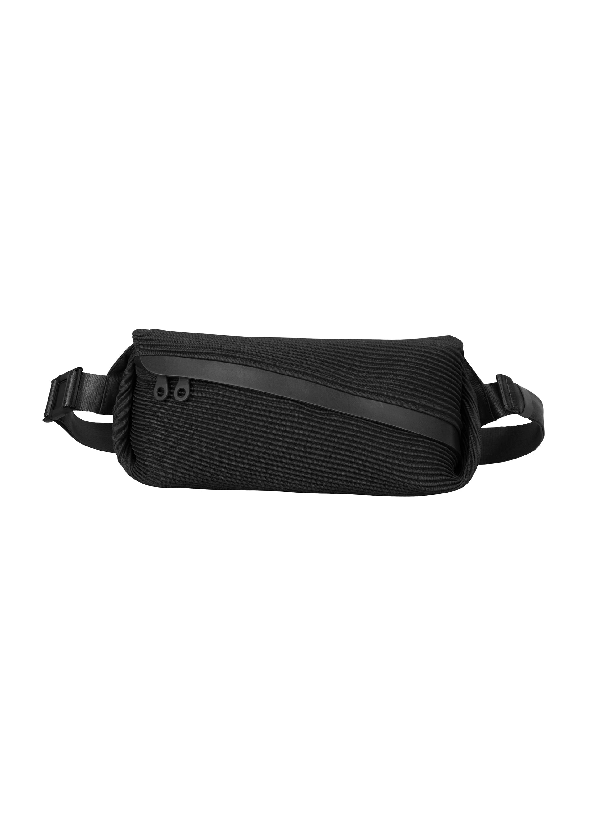 BIAS PLEATS WAISTBAG