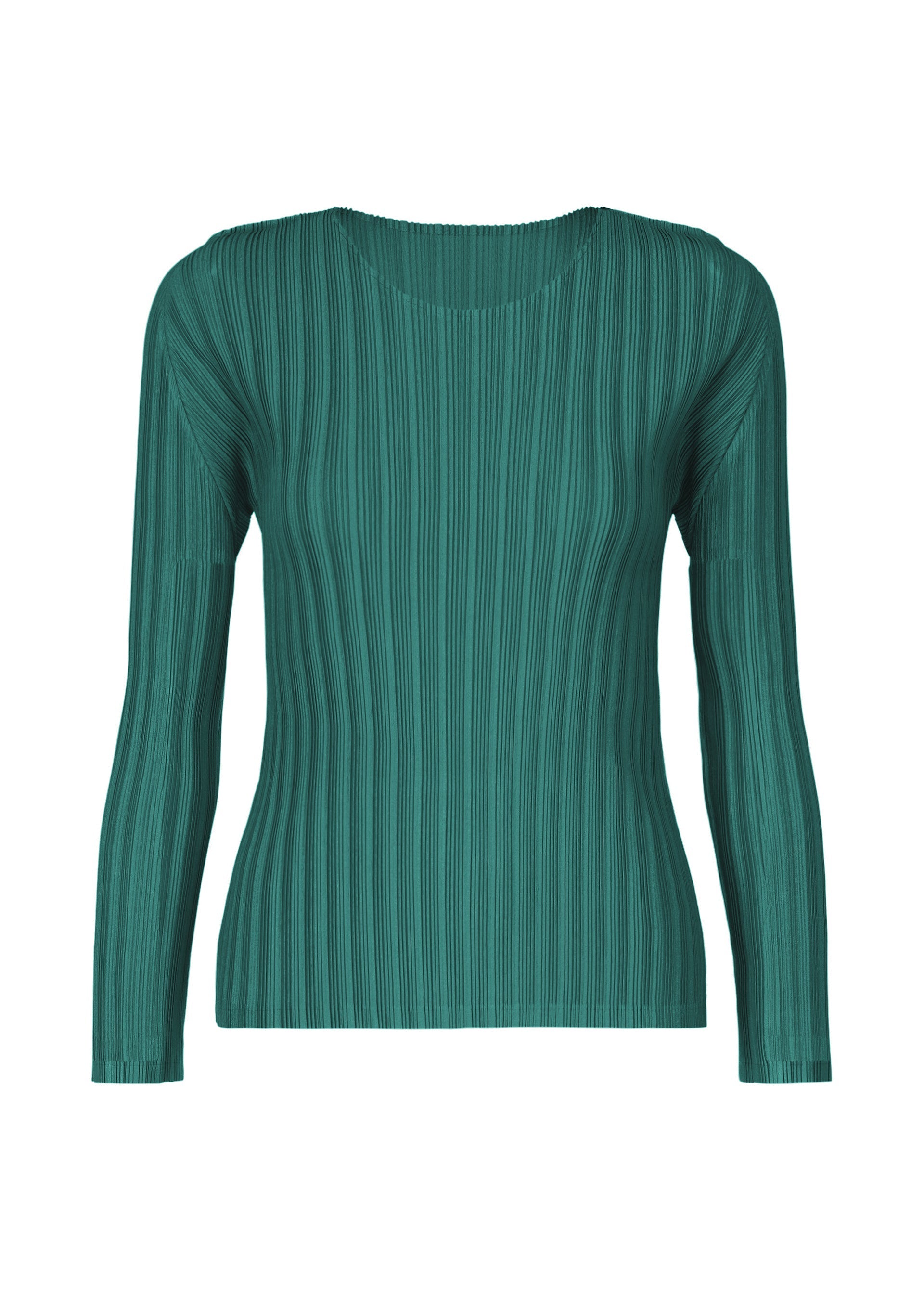 Zoomed view RIB PLEATS JANUARY - BLUE GREEN(no.66)