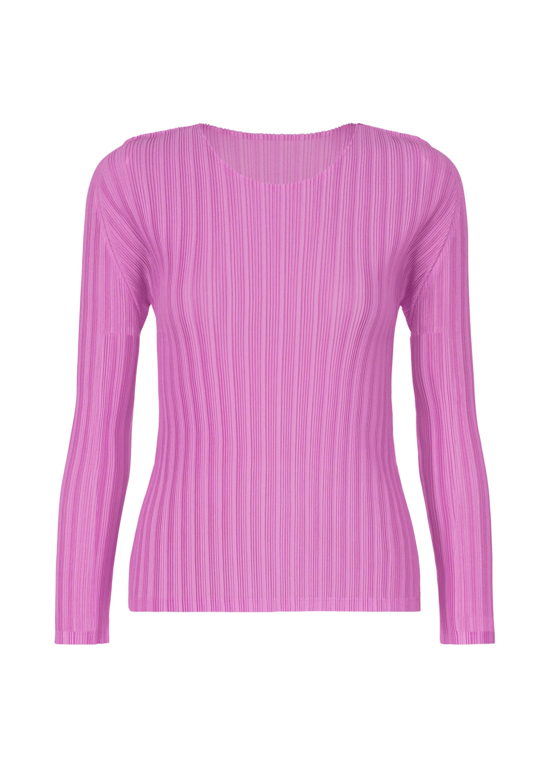 Zoomed view RIB PLEATS JANUARY - PURPLE PINK(no.83)