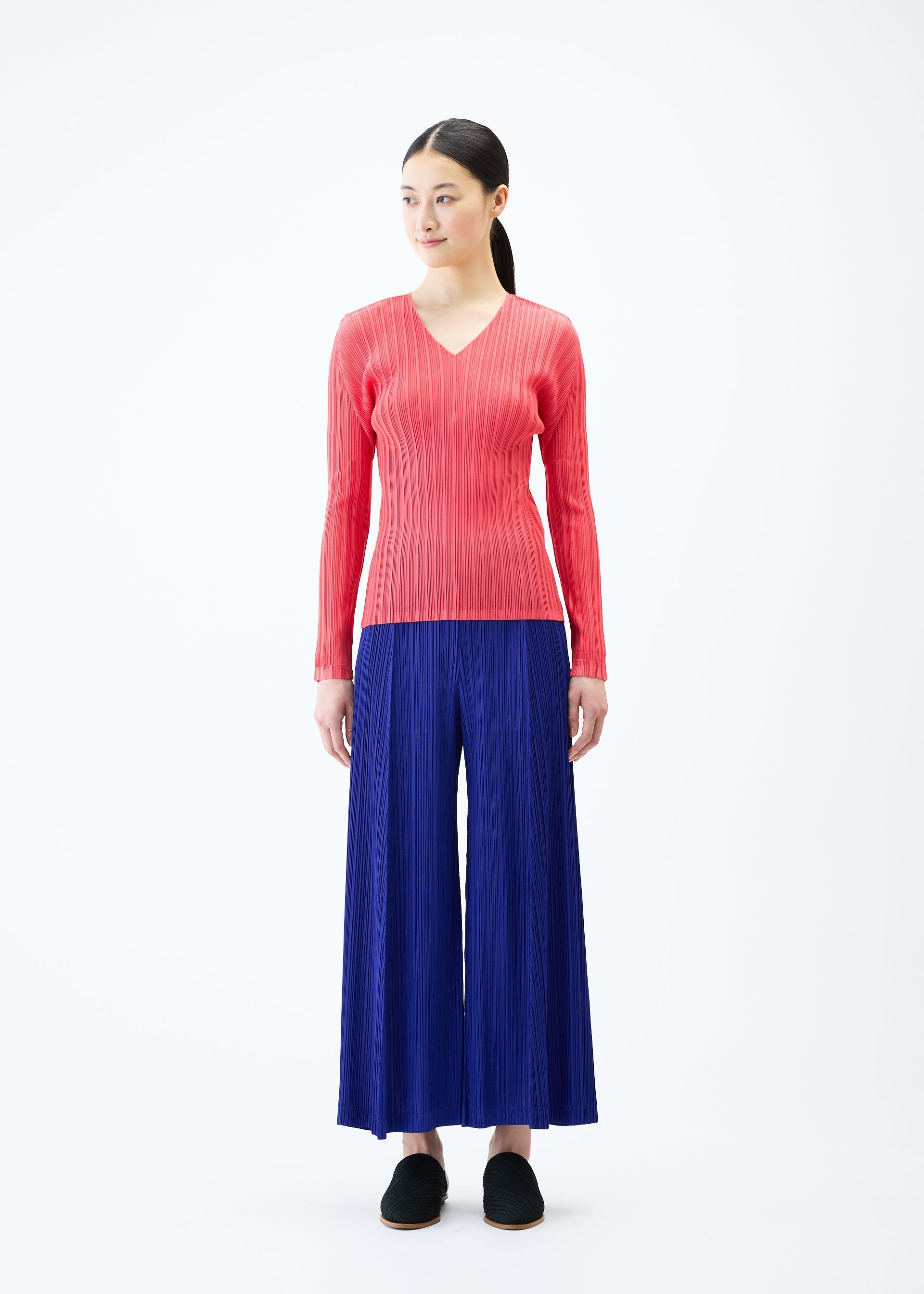 Zoomed view RIB PLEATS JANUARY