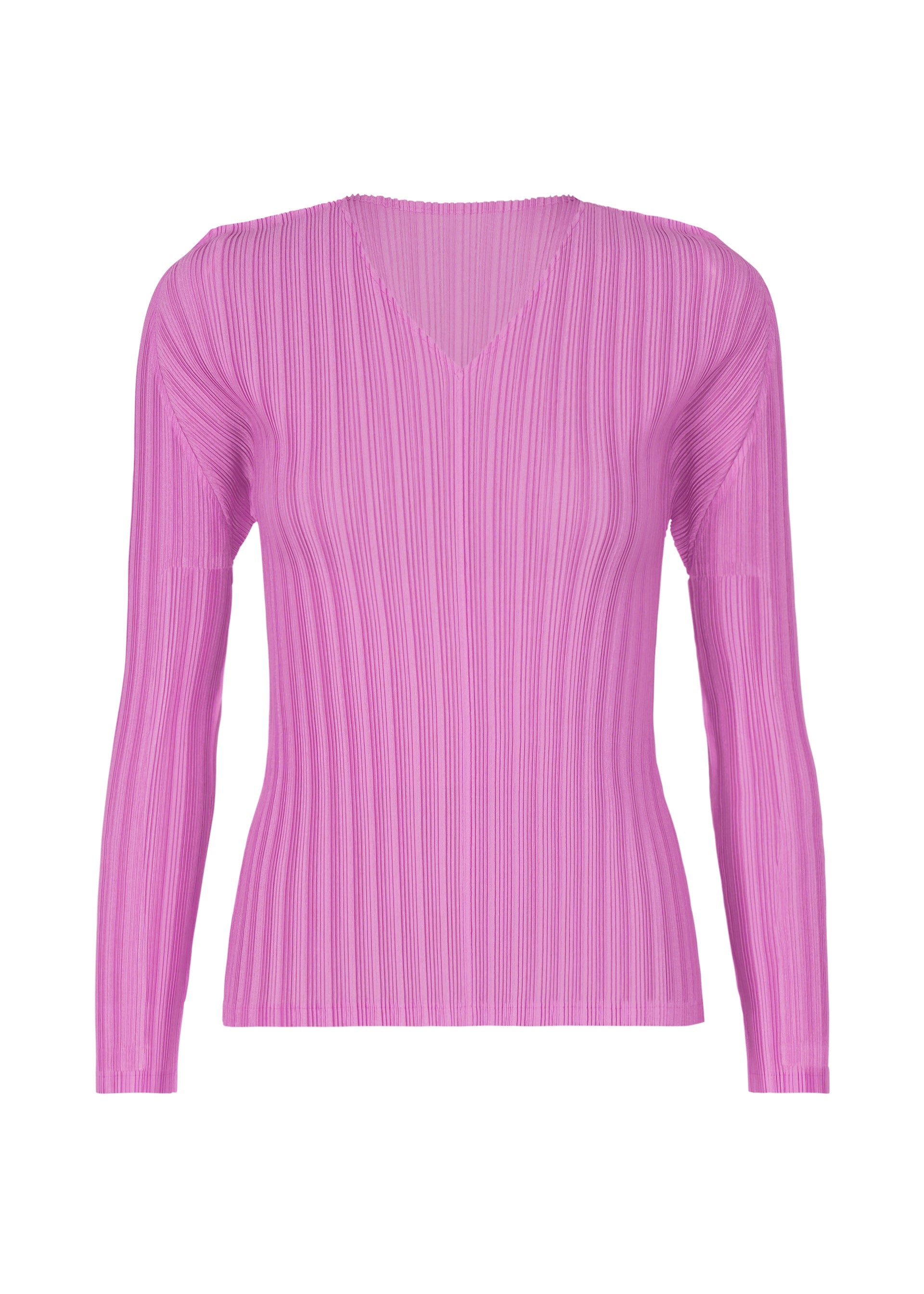 Zoomed view RIB PLEATS JANUARY - PURPLE PINK(no.83)