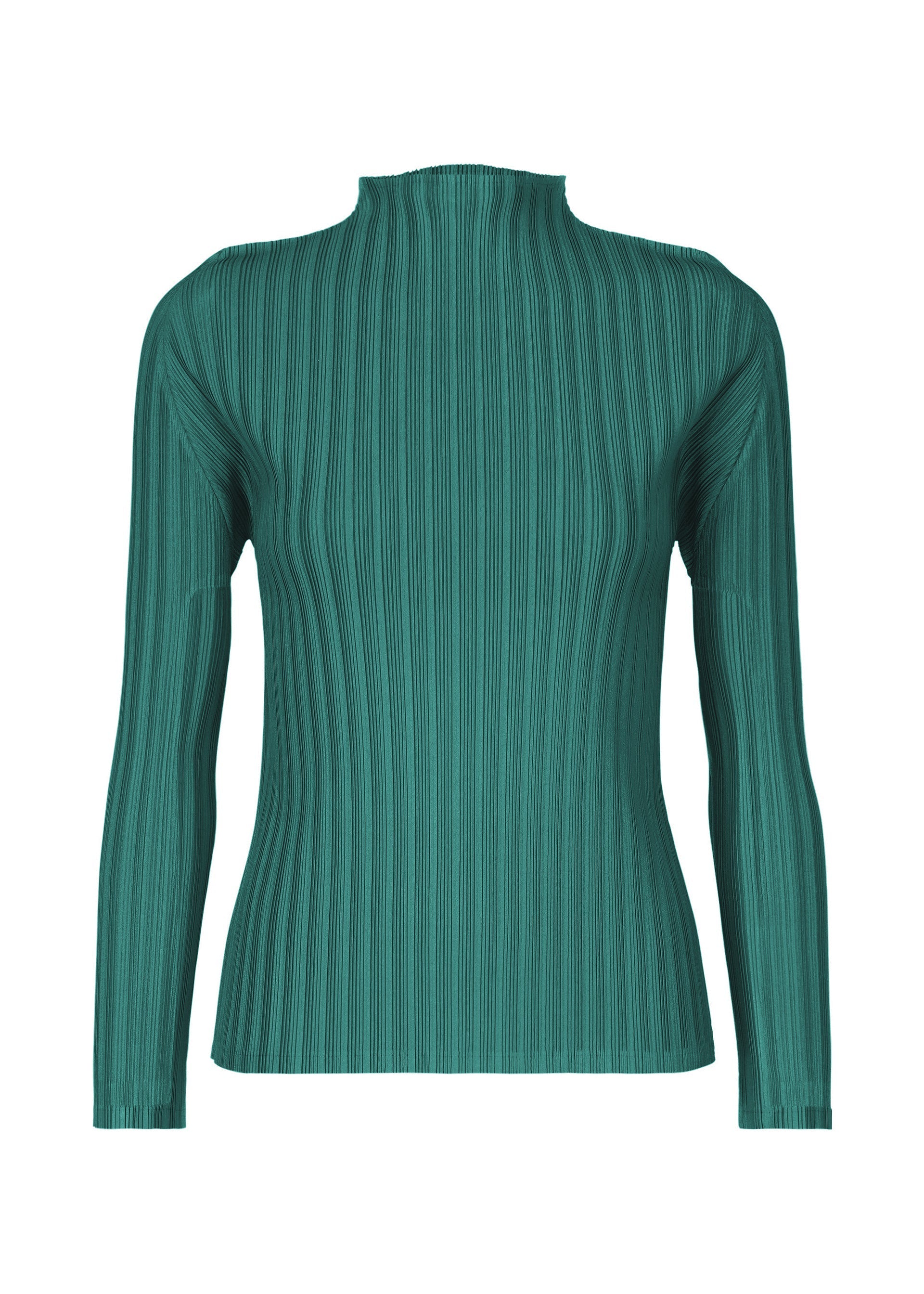 Zoomed view RIB PLEATS JANUARY - BLUE GREEN(no.66)