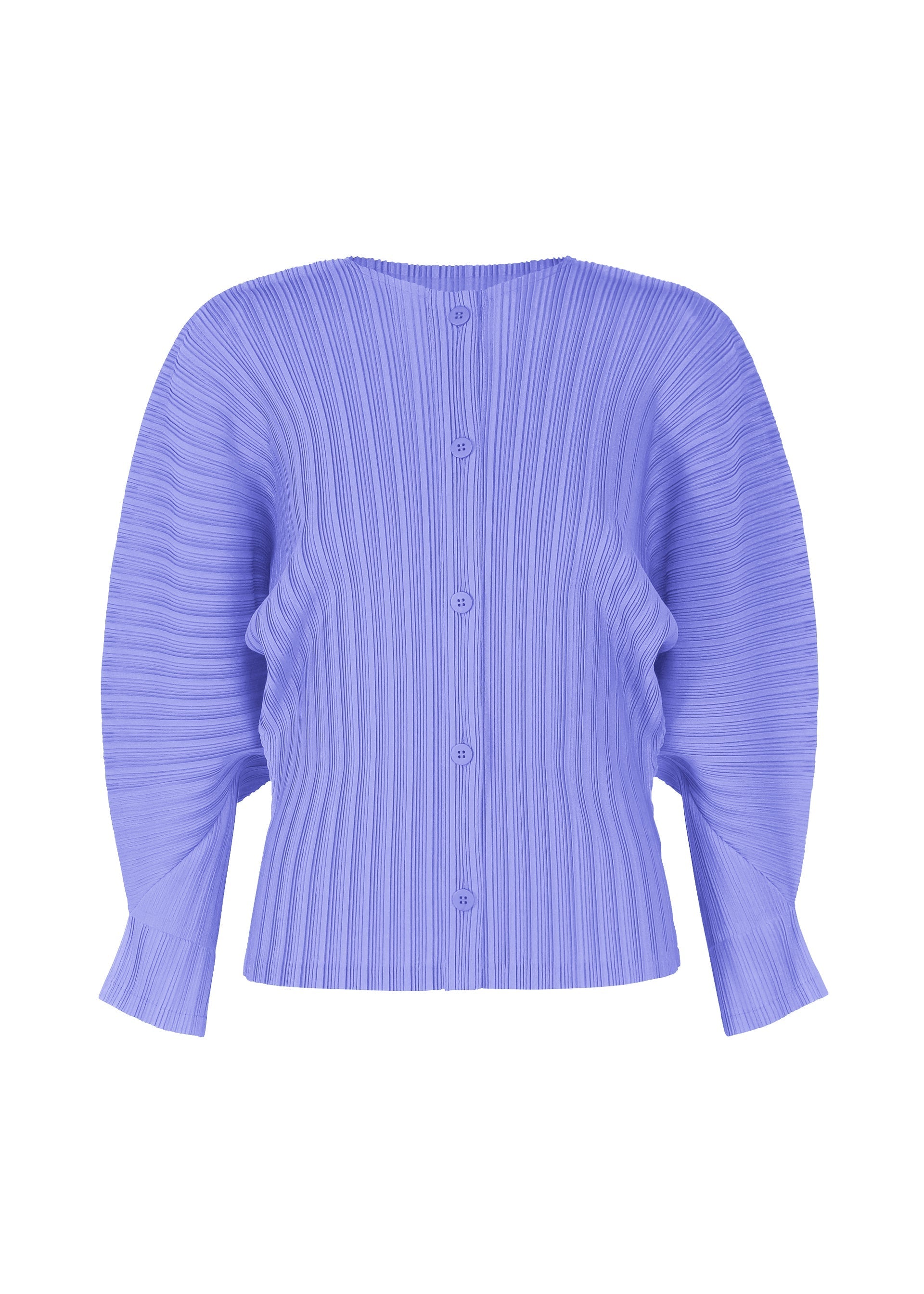 Zoomed view RIB PLEATS FEBRUARY - SAXE BLUE(no.73)