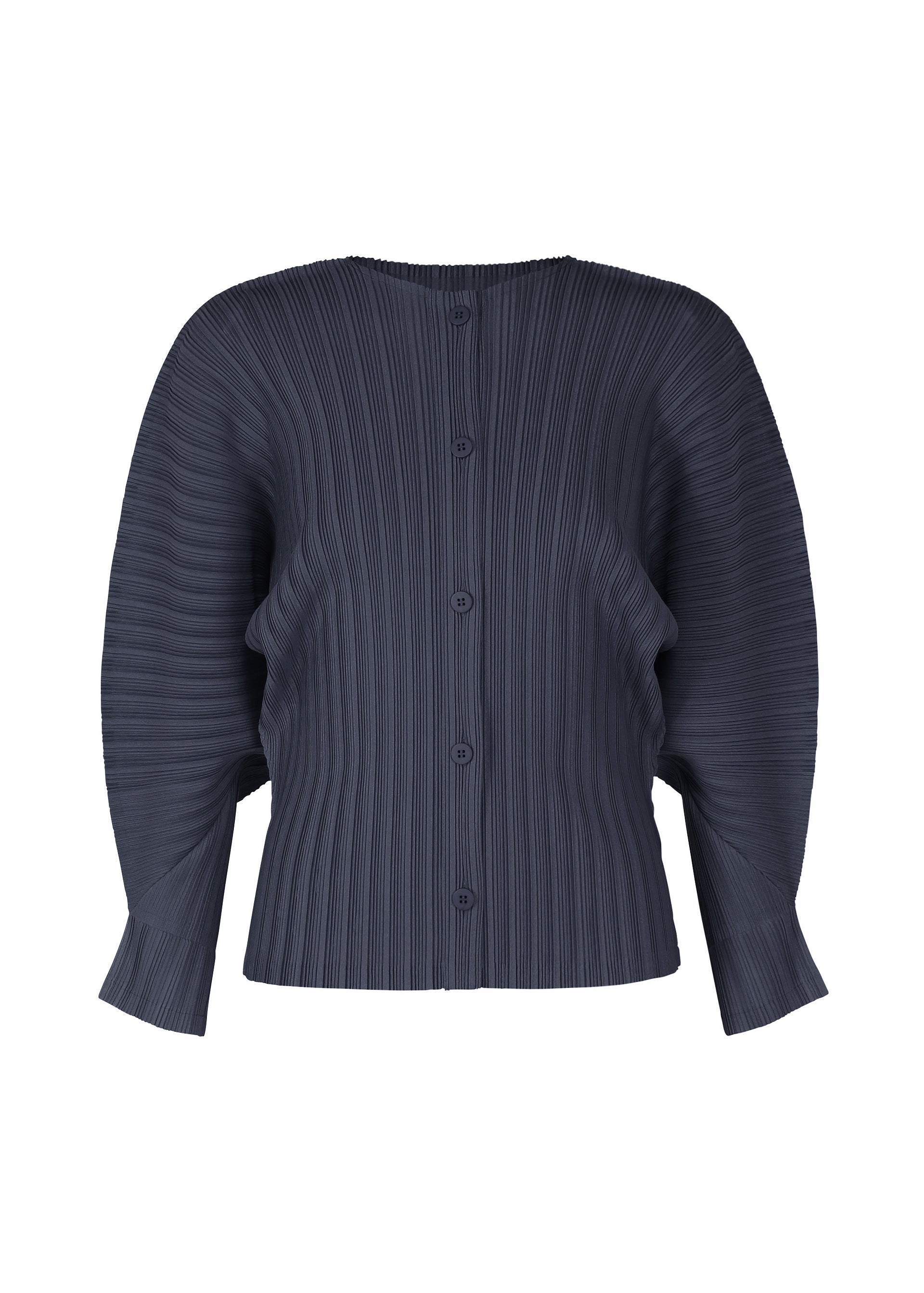 Zoomed view RIB PLEATS FEBRUARY - NAVY(no.75)