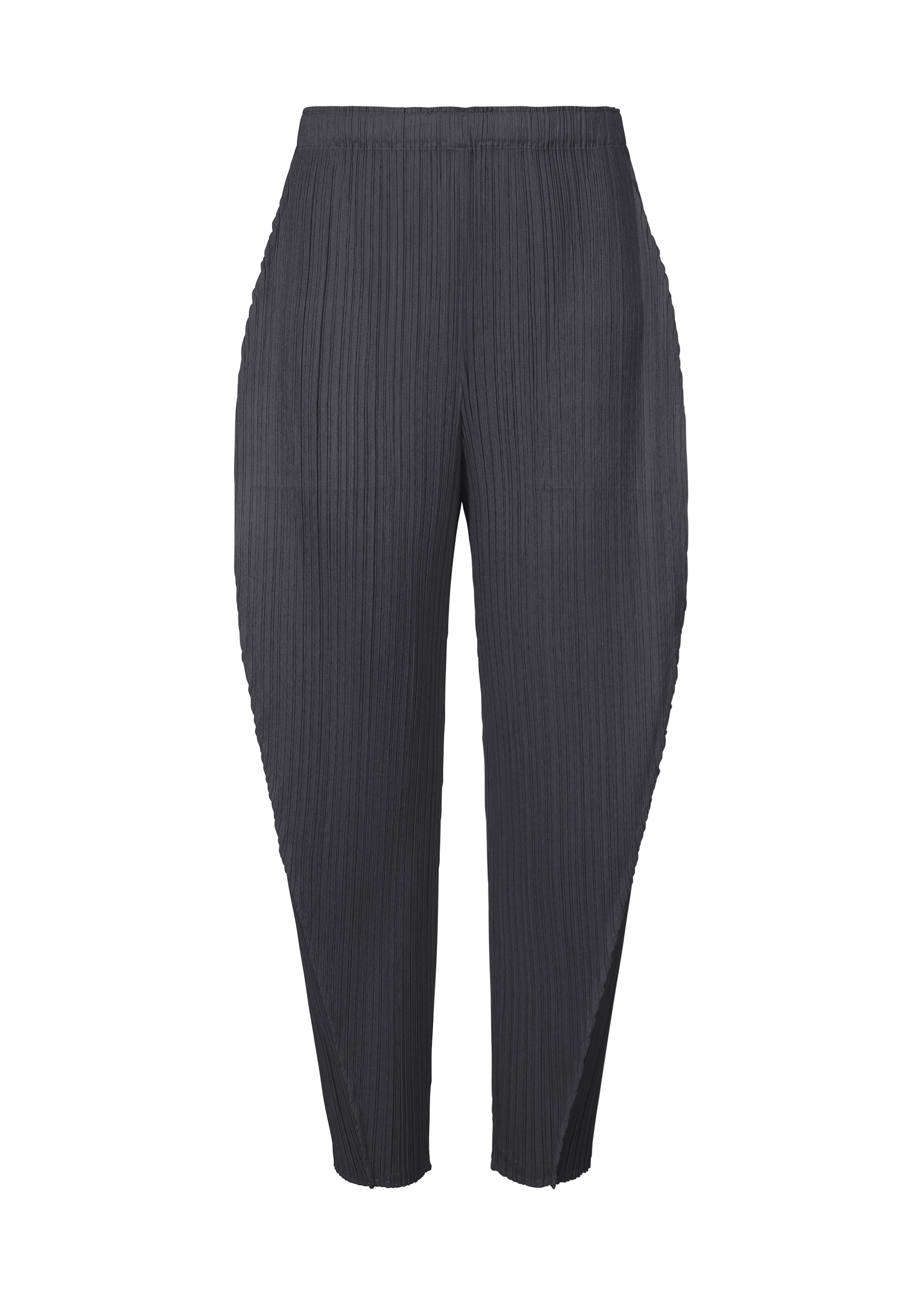 Zoomed view LANTERN, Women_Pants, Gray - BLUE BLACK(no.14)