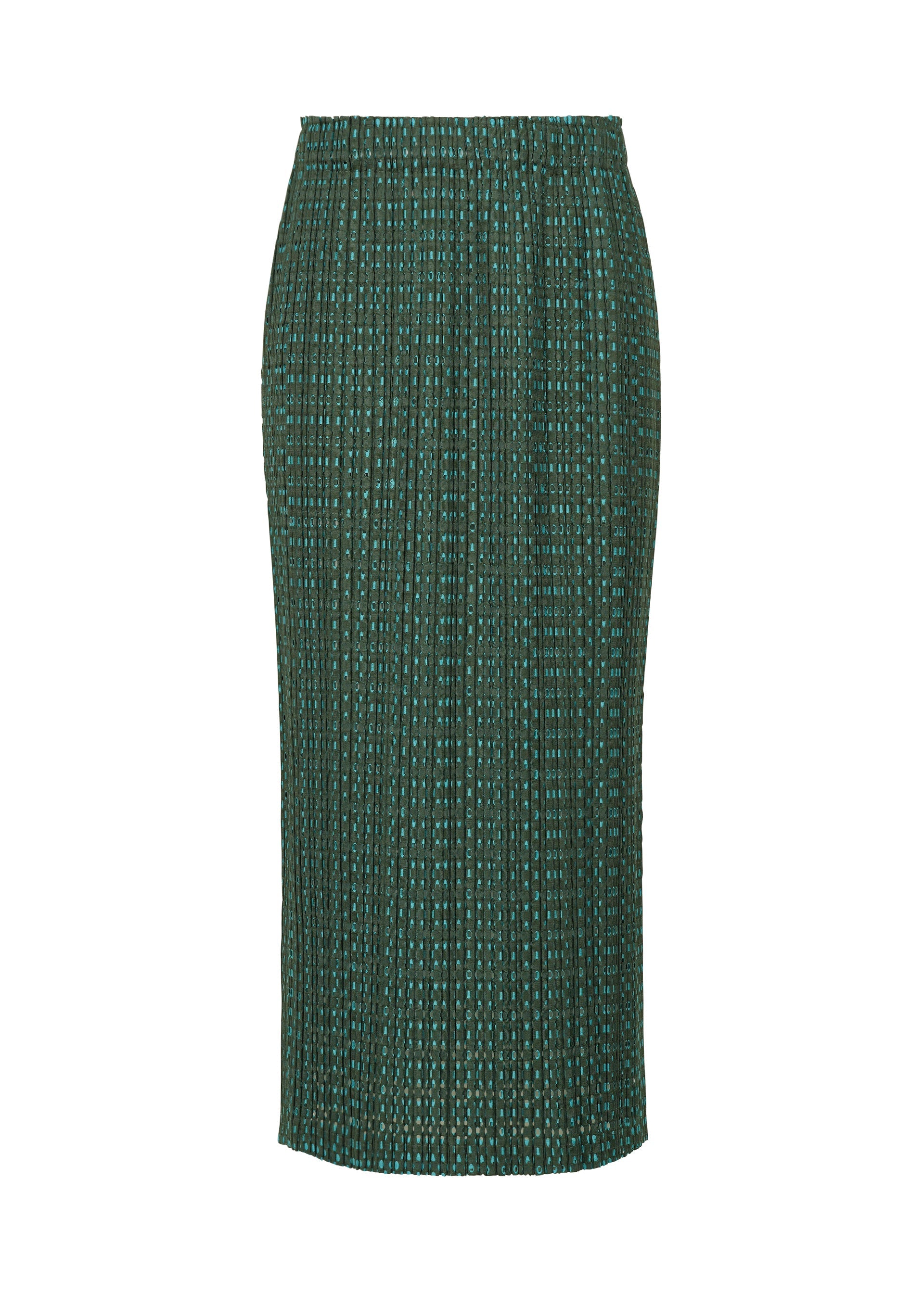 Zoomed view FLICKER - GREEN×TURQUOISE (no.09)