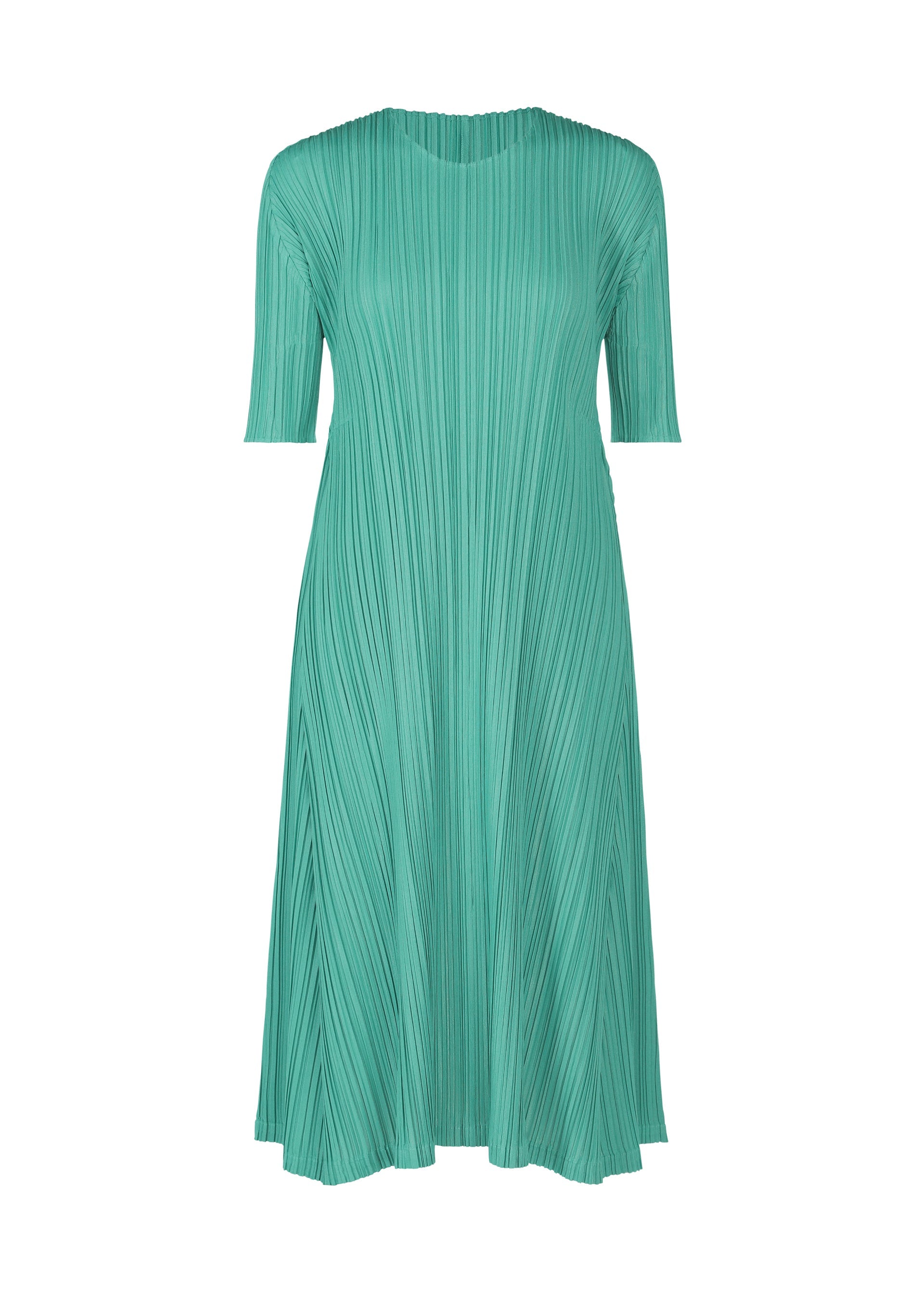 Zoomed view MELLOW PLEATS - TURQUOISE GREEN(no.61)