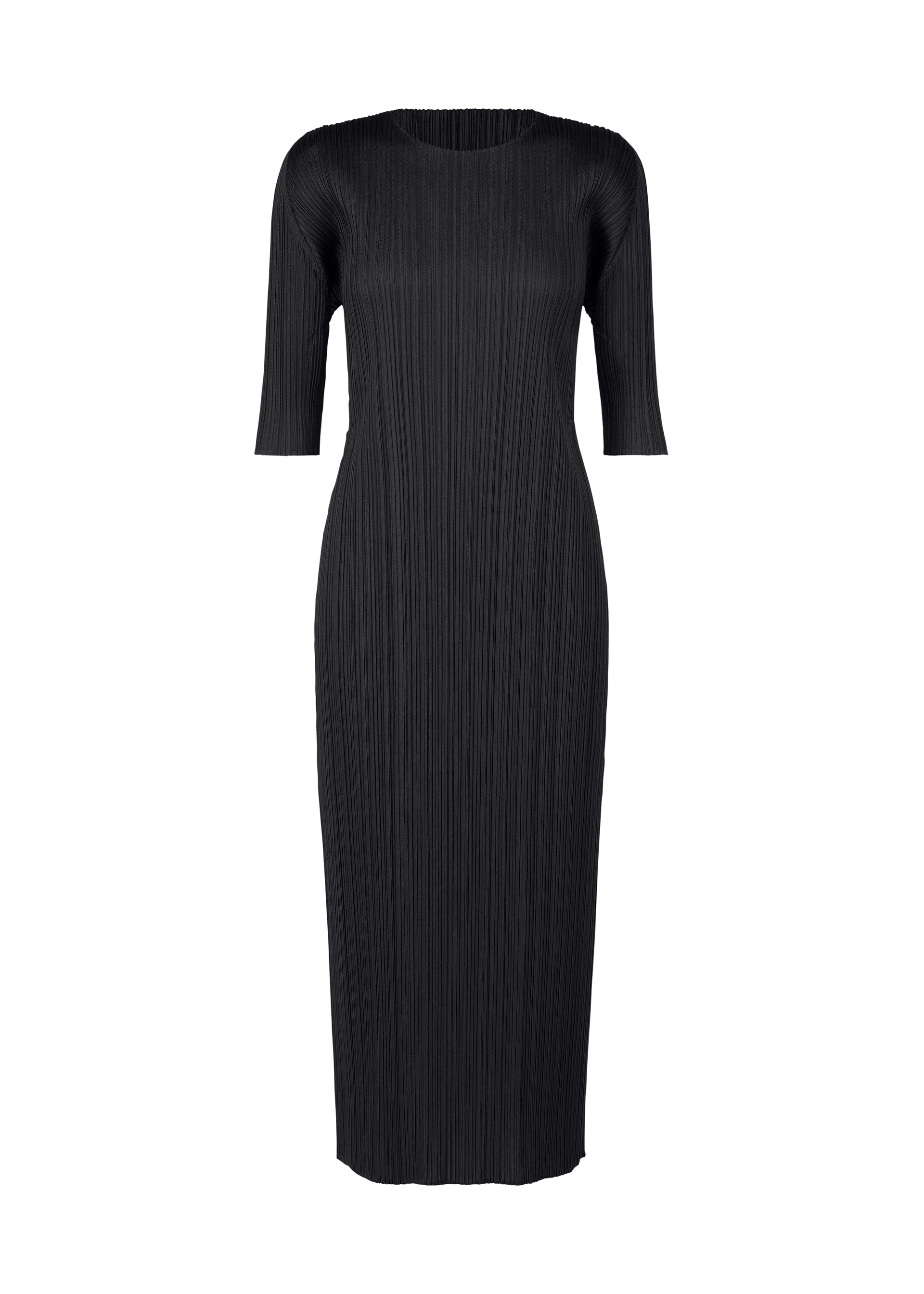 Zoomed view MERRY BICOLOR, Women's Dress, Black - BLACK(no.15)