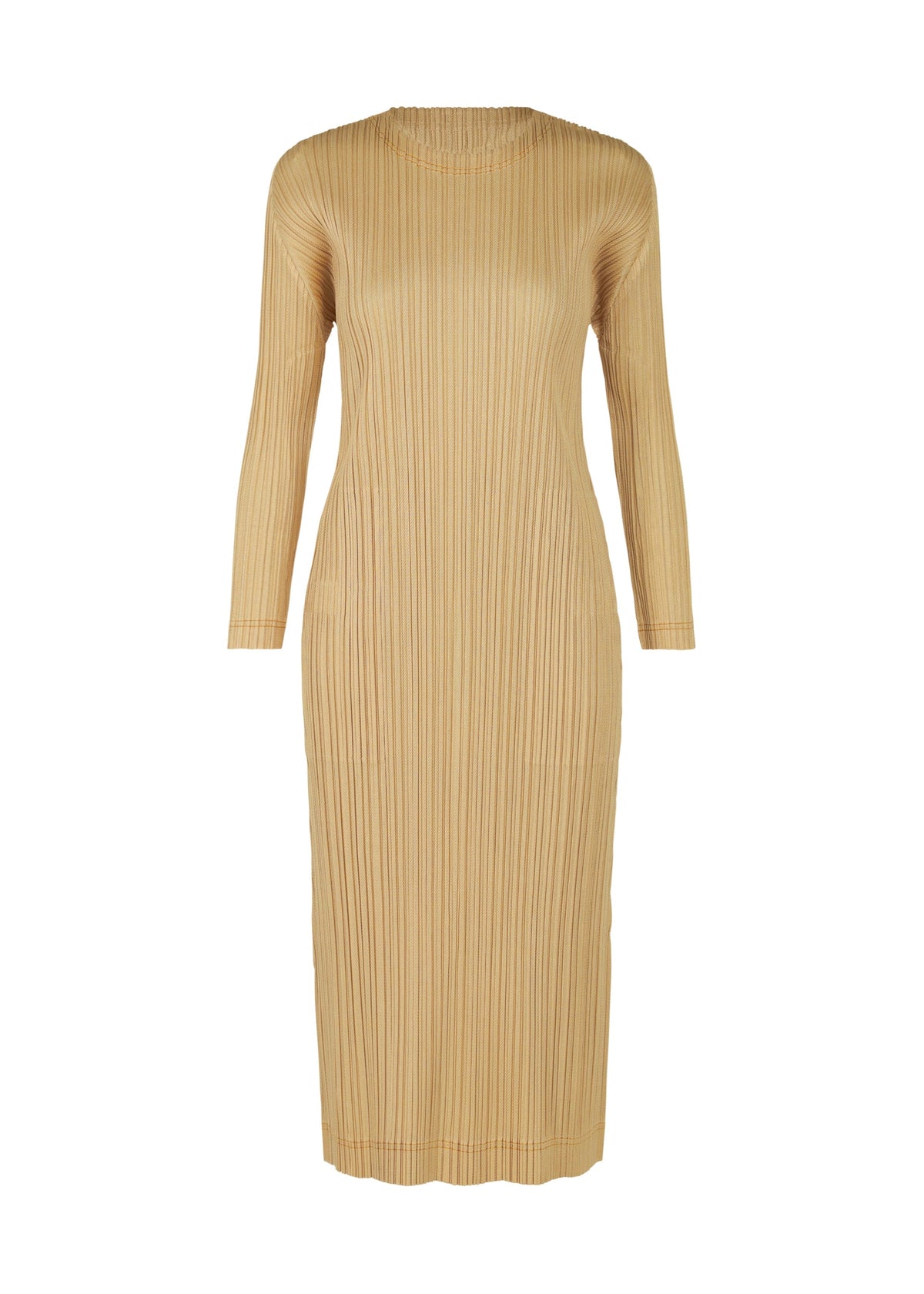 COTTON DENIM, Women's Dress, Beige view 1 of 8