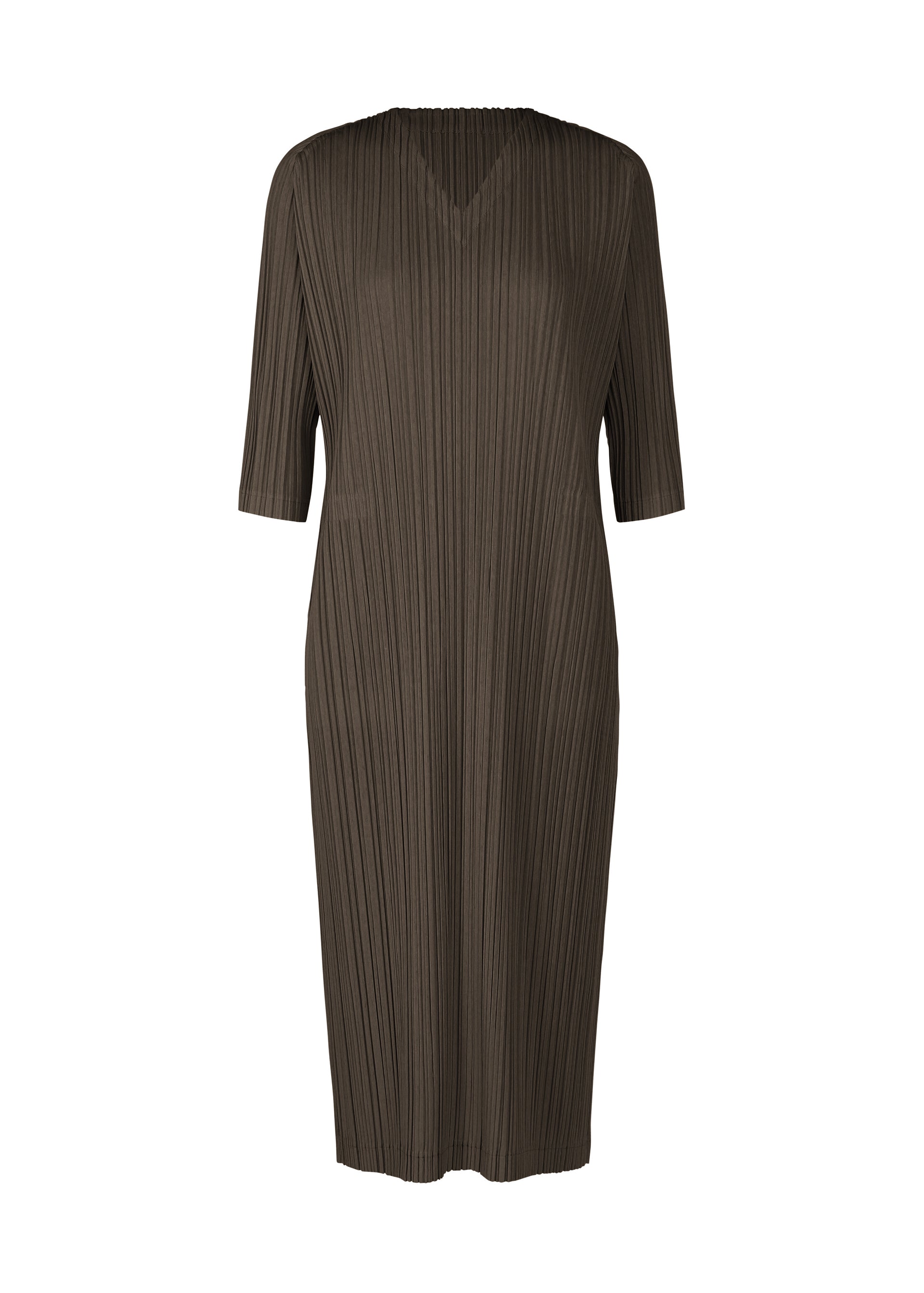 Zoomed view RAMIE PLEATS - DARK BROWN(no.45)