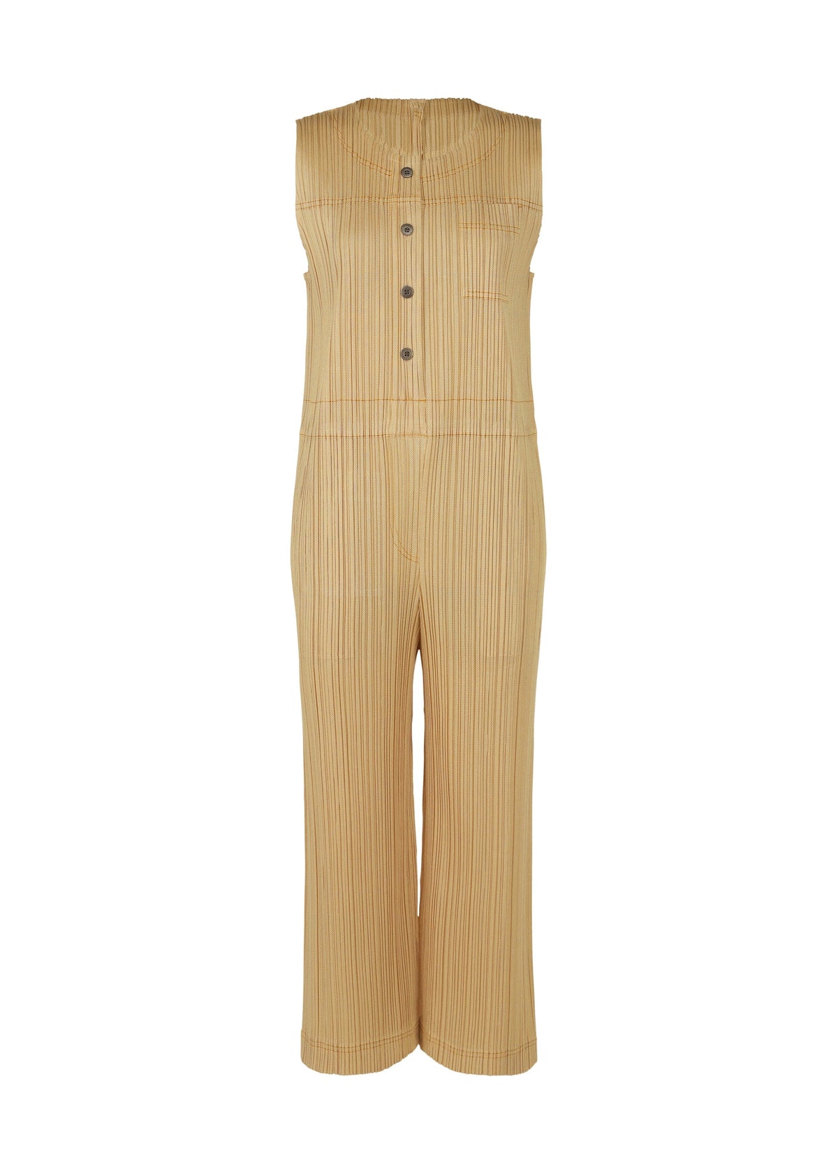 COTTON DENIM, women_jumpsuit, beige view 1 of 8