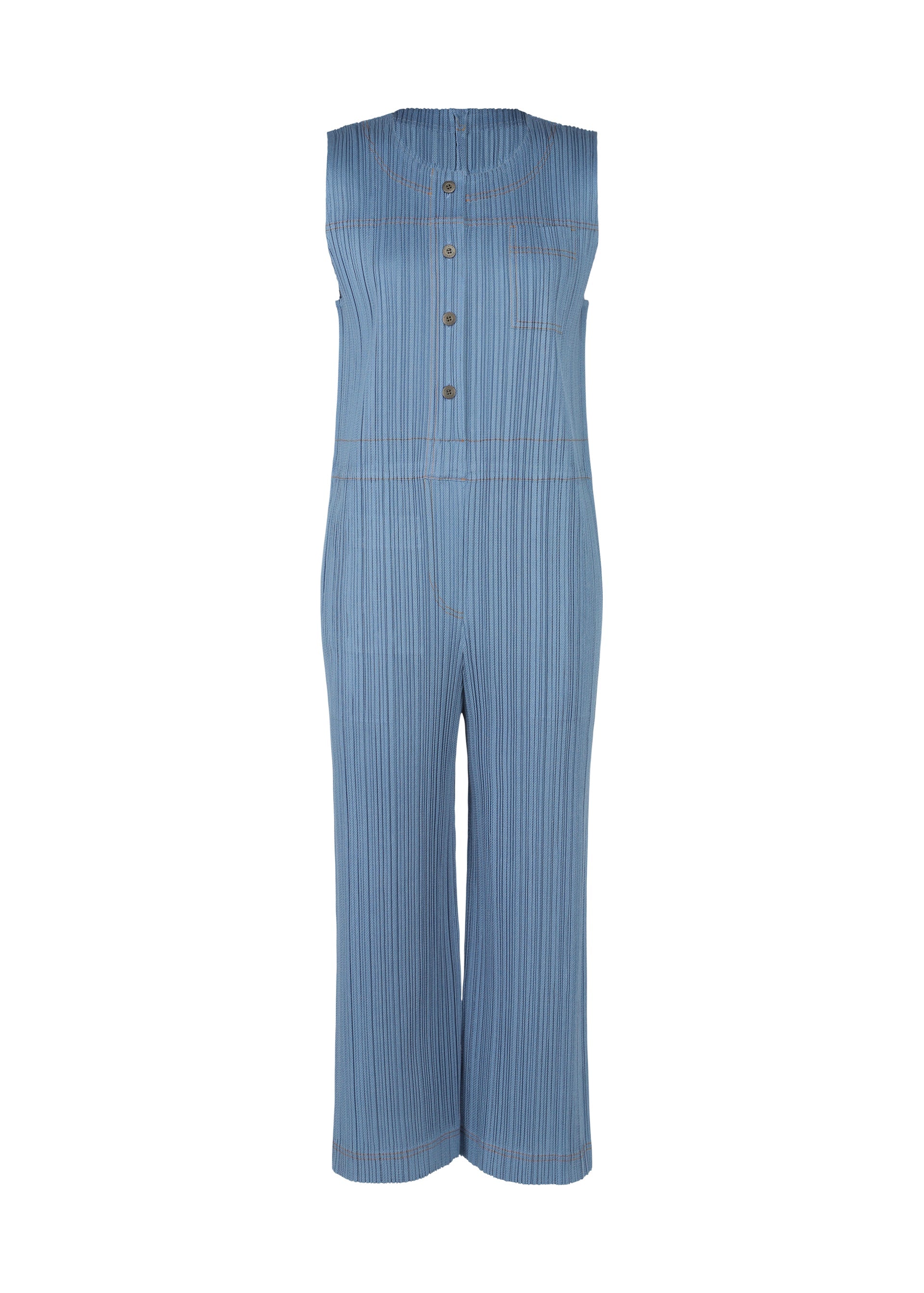 Zoomed view COTTON DENIM - LIGHT BLUE(no.70)
