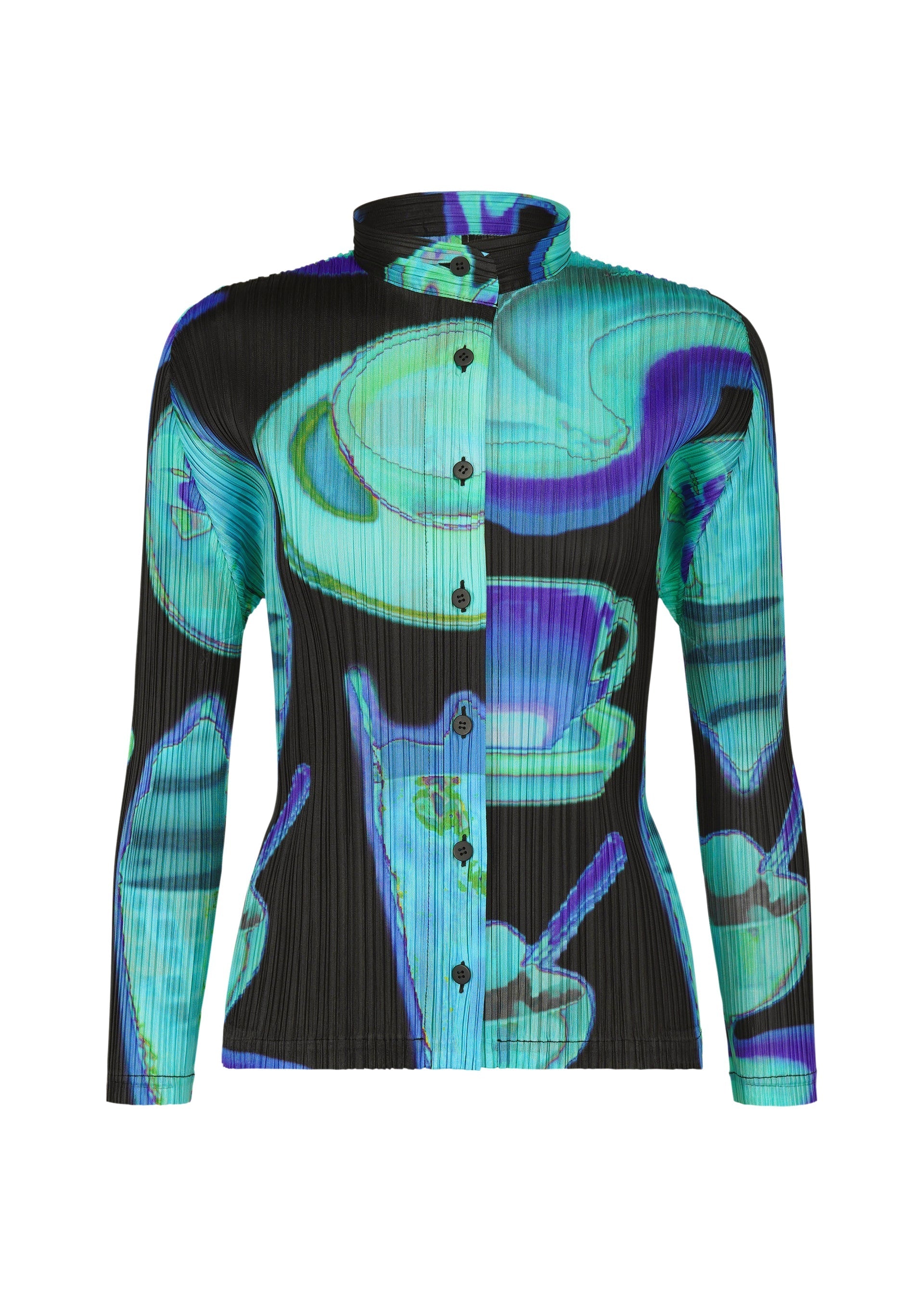 Zoomed view THERMAL FOODS, Women's Tops Shirt, Black - BLACK(no.15)