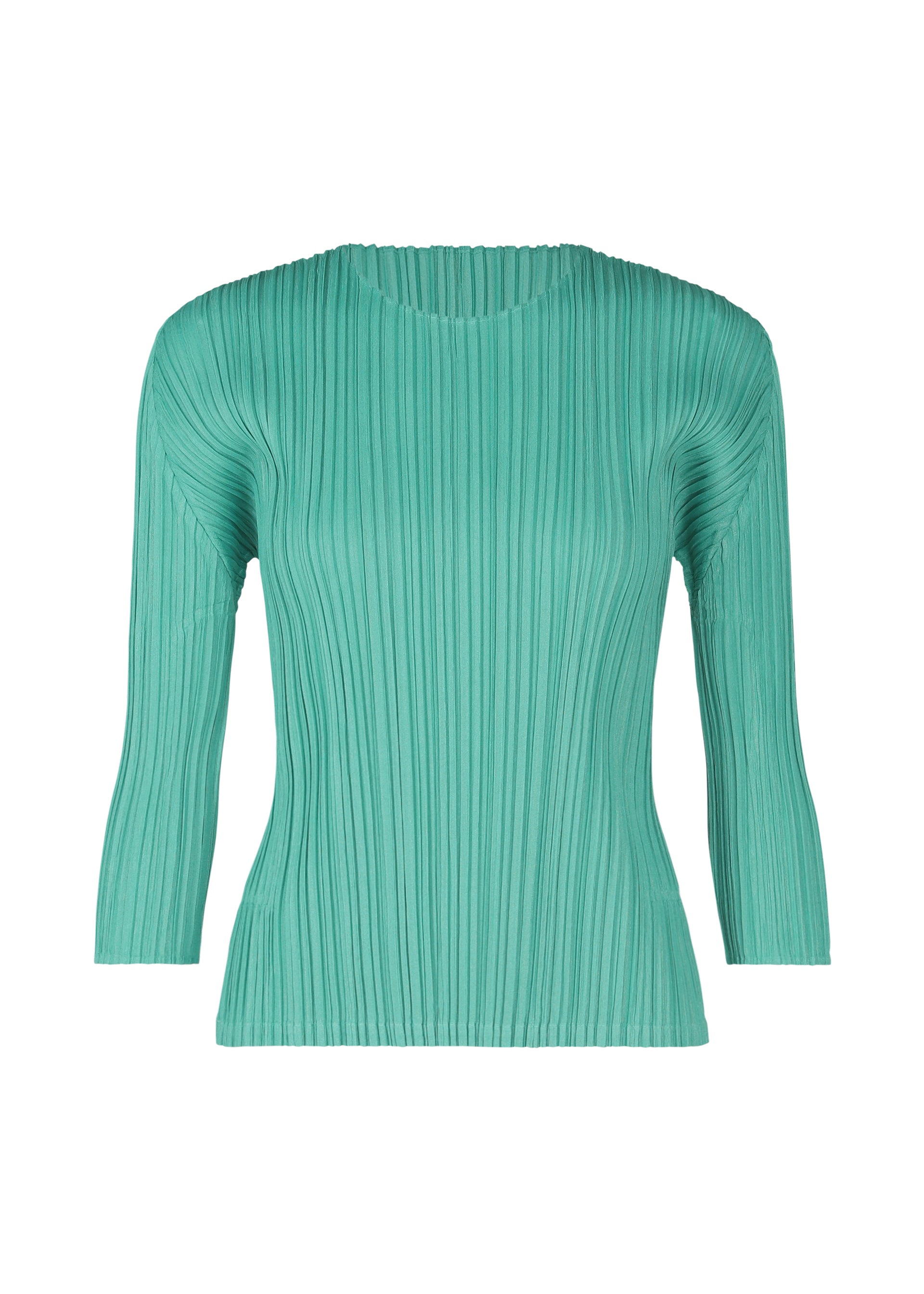 Zoomed view MELLOW PLEATS - TURQUOISE GREEN(no.61)