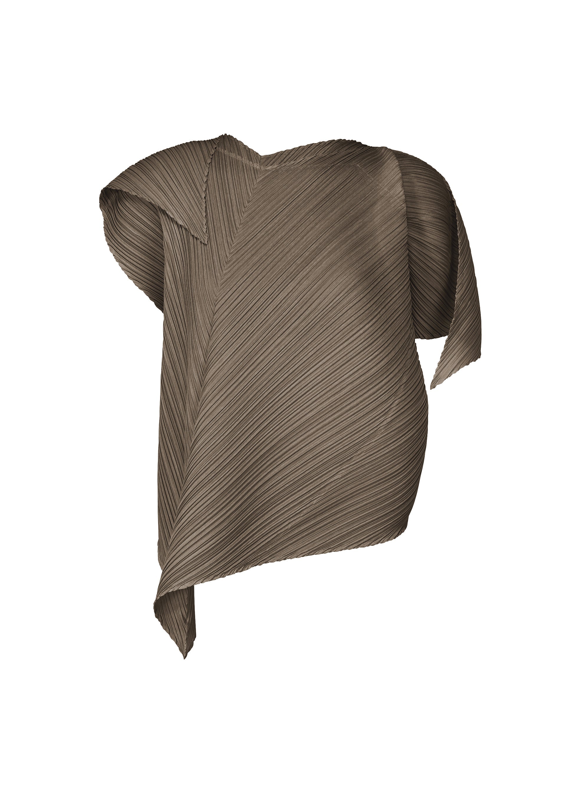 Zoomed view FLARE, Women's Tops, Brown - GRAYISH BROWN(no.47)