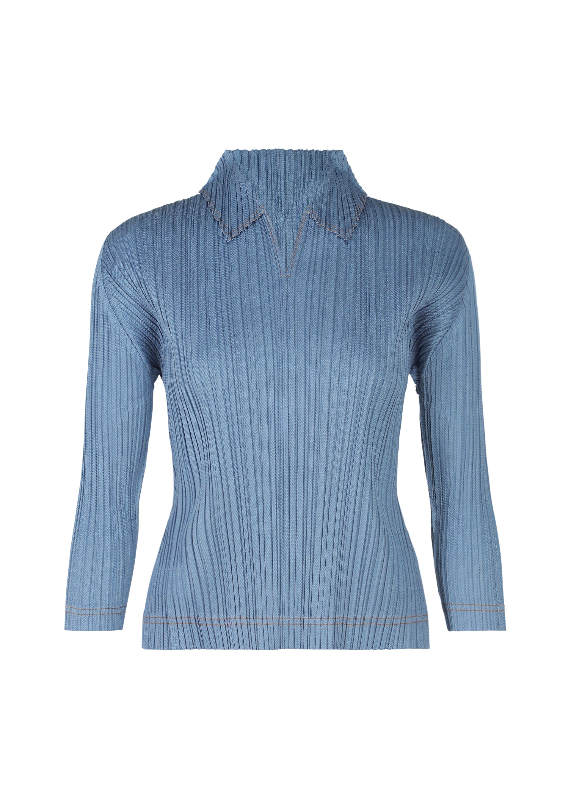 Zoomed view COTTON DENIM - LIGHT BLUE(no.70)