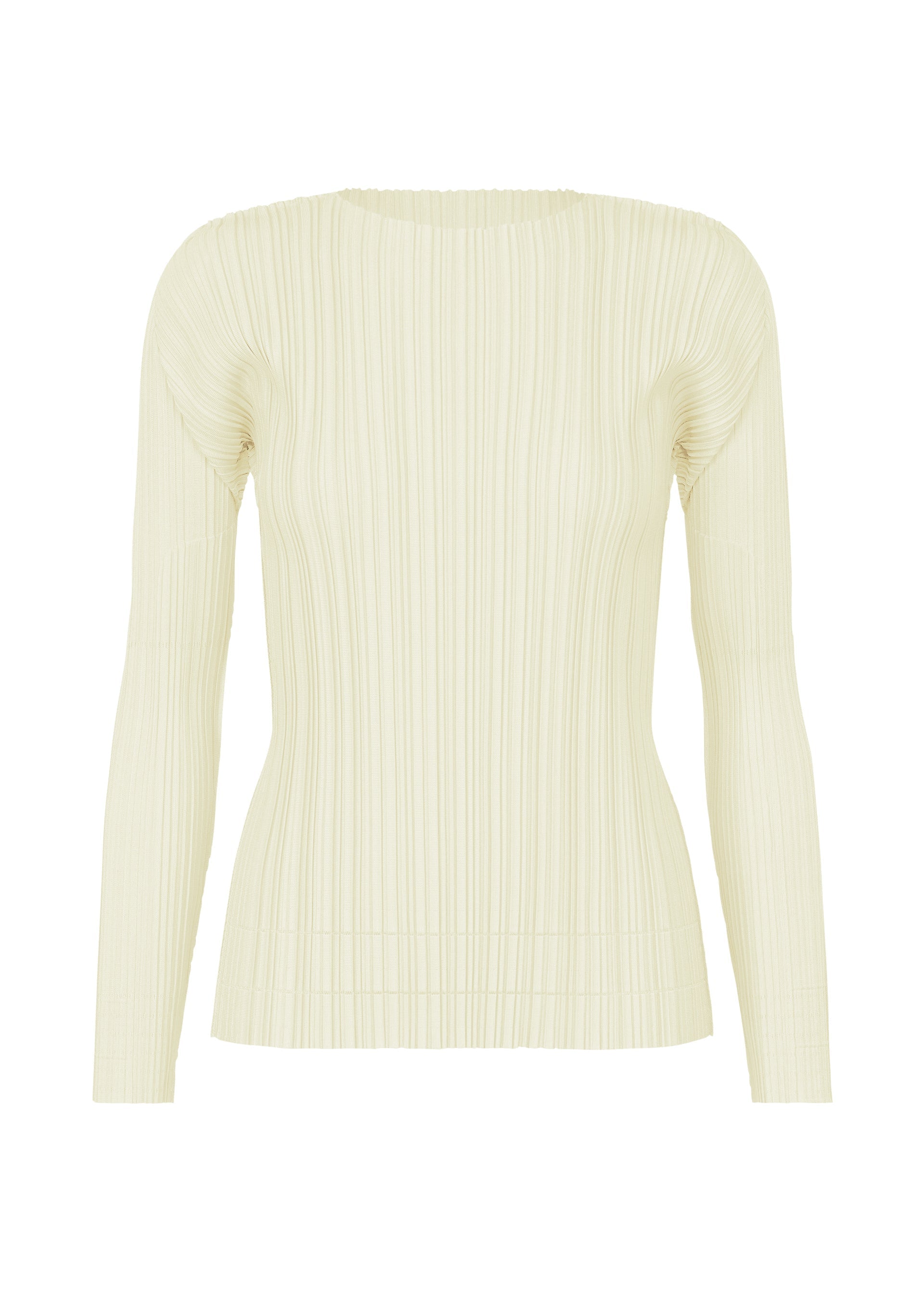 Zoomed view SOFT PLEATS, Women's Tops, White - CREAM(no.04)