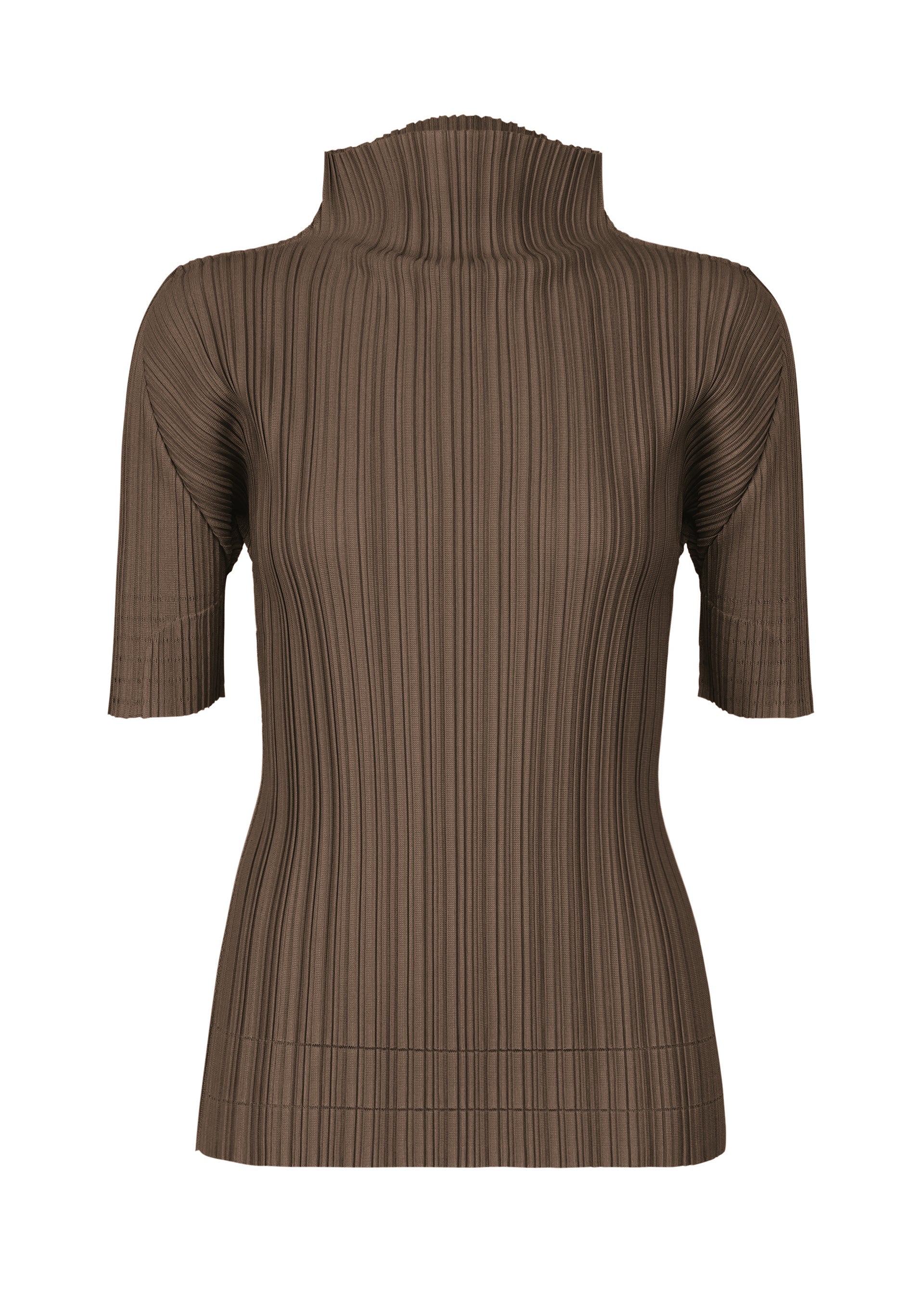 Zoomed view SOFT PLEATS - DARK BROWN(no.45)