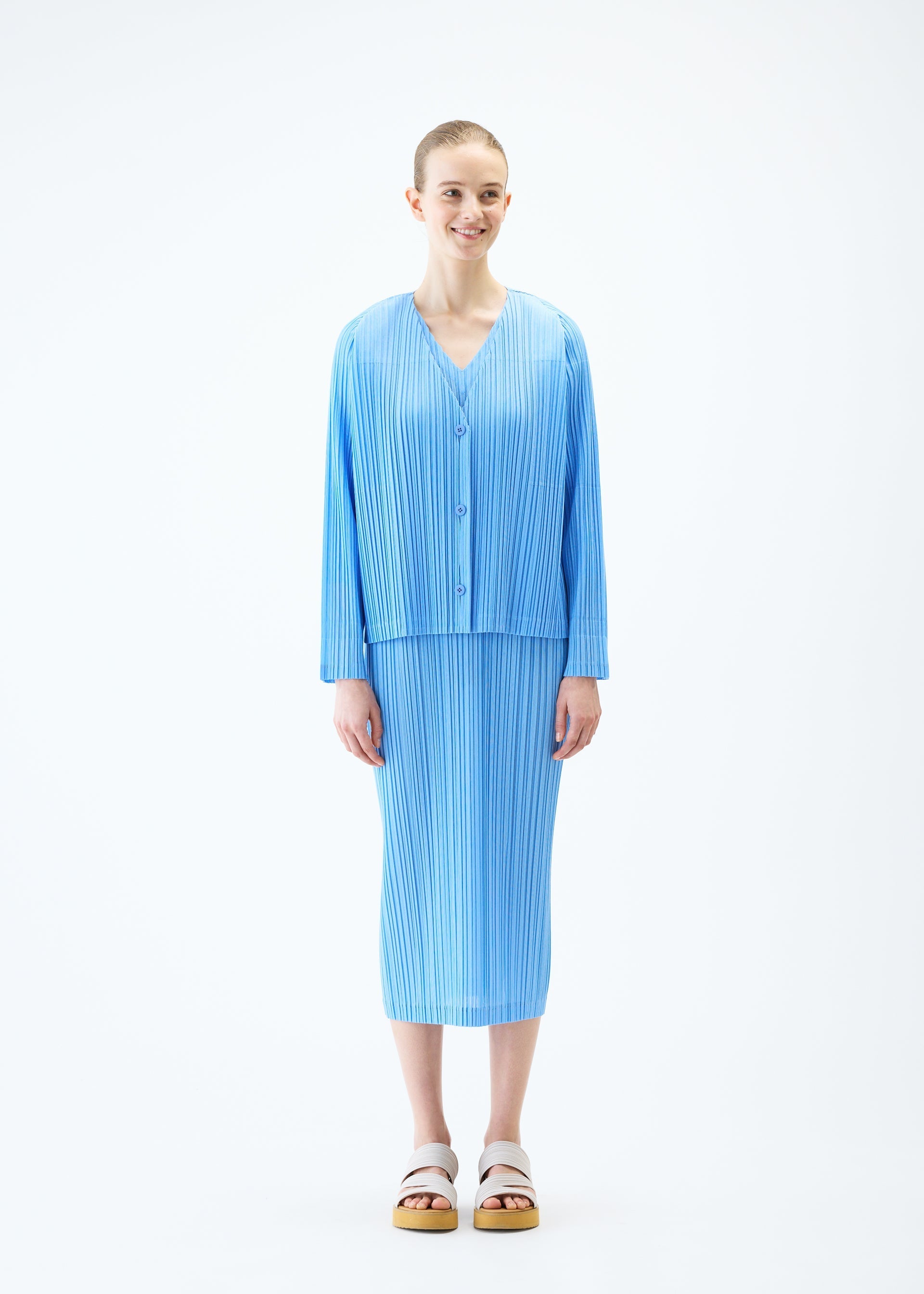 Zoomed view RAMIE PLEATS